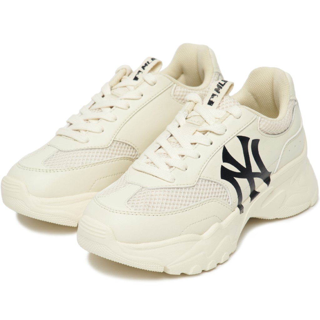 GIÀY THỂ THAO MLB NY BIGBALL CHUNKY MESH NEW YORK YANKEES CREAM 3ASHCE12N-50CRS 3