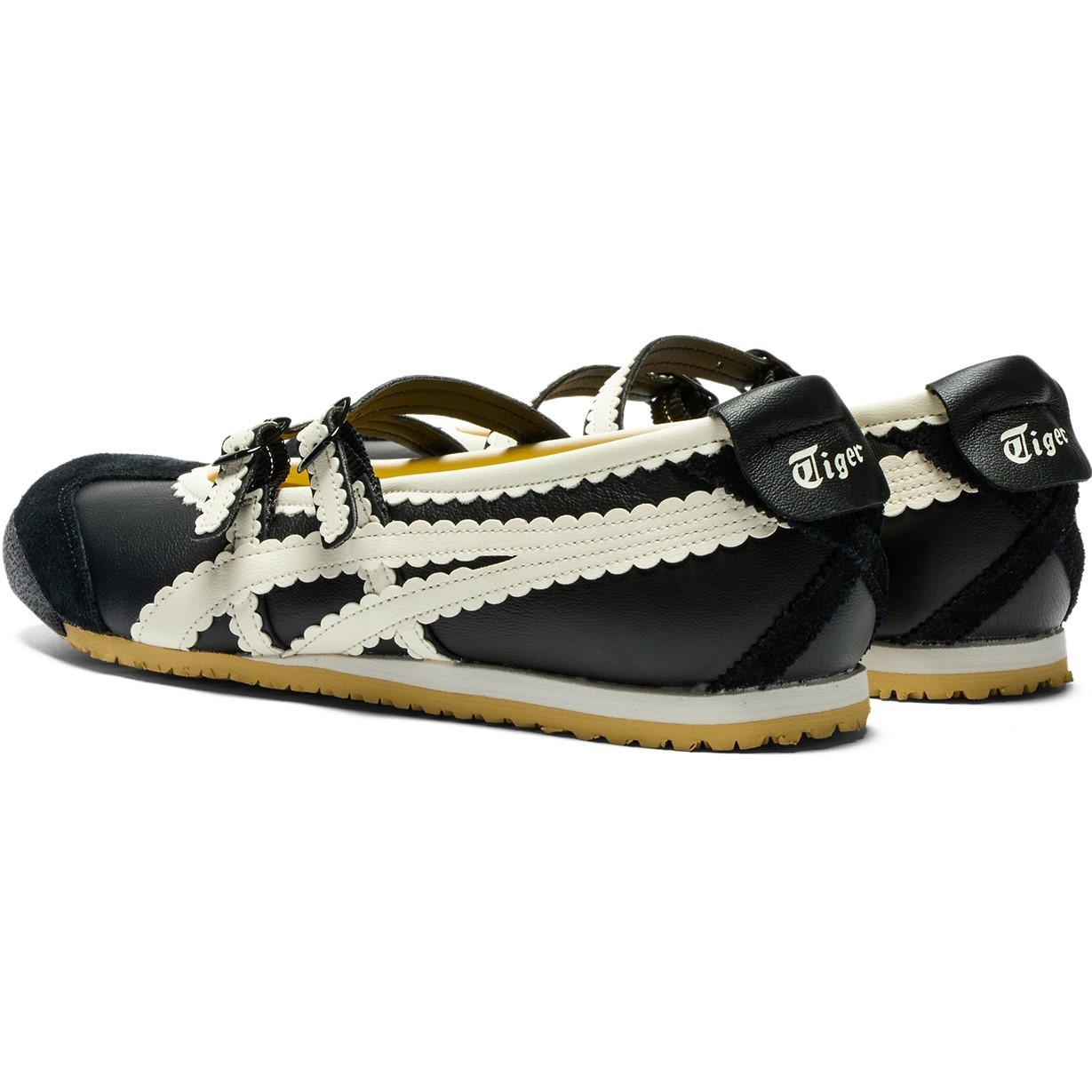 Giày nữ Onitsuka Tiger Mexico 66 TGRS Women Shoes Black Cream 1182A678-001 1