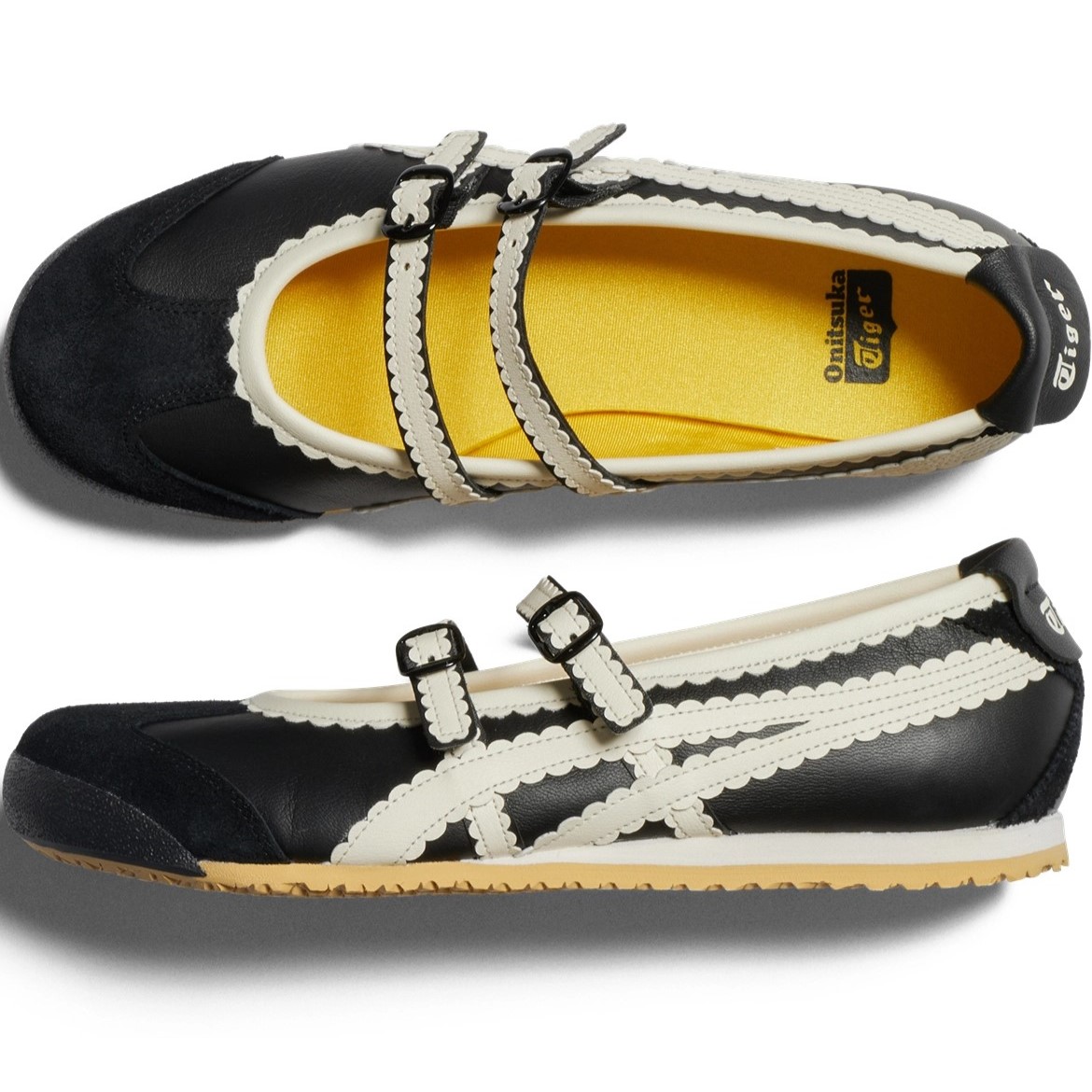 Giày nữ Onitsuka Tiger Mexico 66 TGRS Women Shoes Black Cream 1182A678-001 12