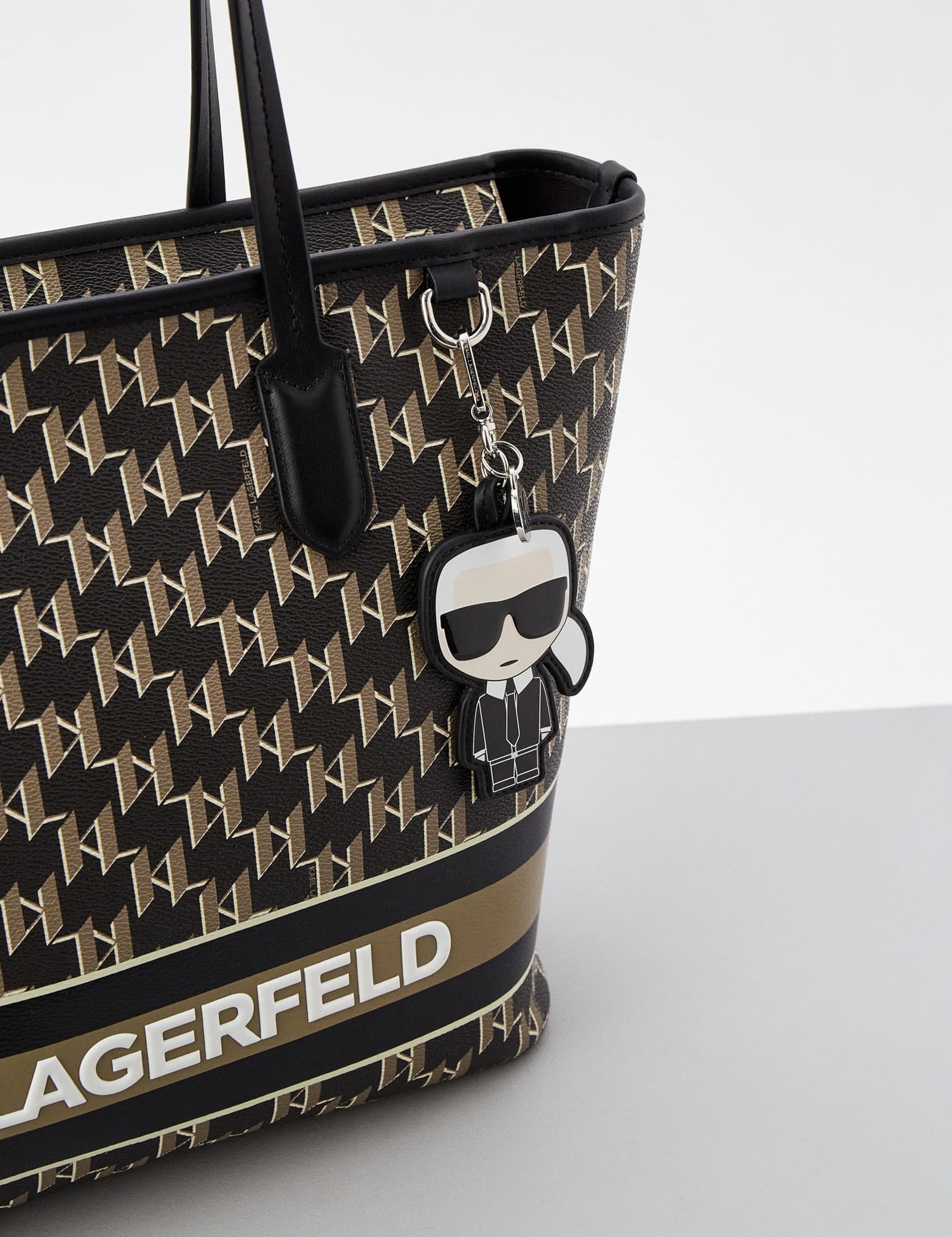 Túi Karl Lagerfeld Ikonik Mono Stripe Tote Bag 1