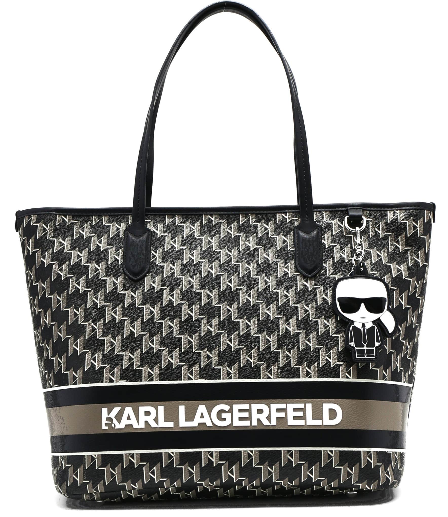 Túi Karl Lagerfeld Ikonik Mono Stripe Tote Bag 3