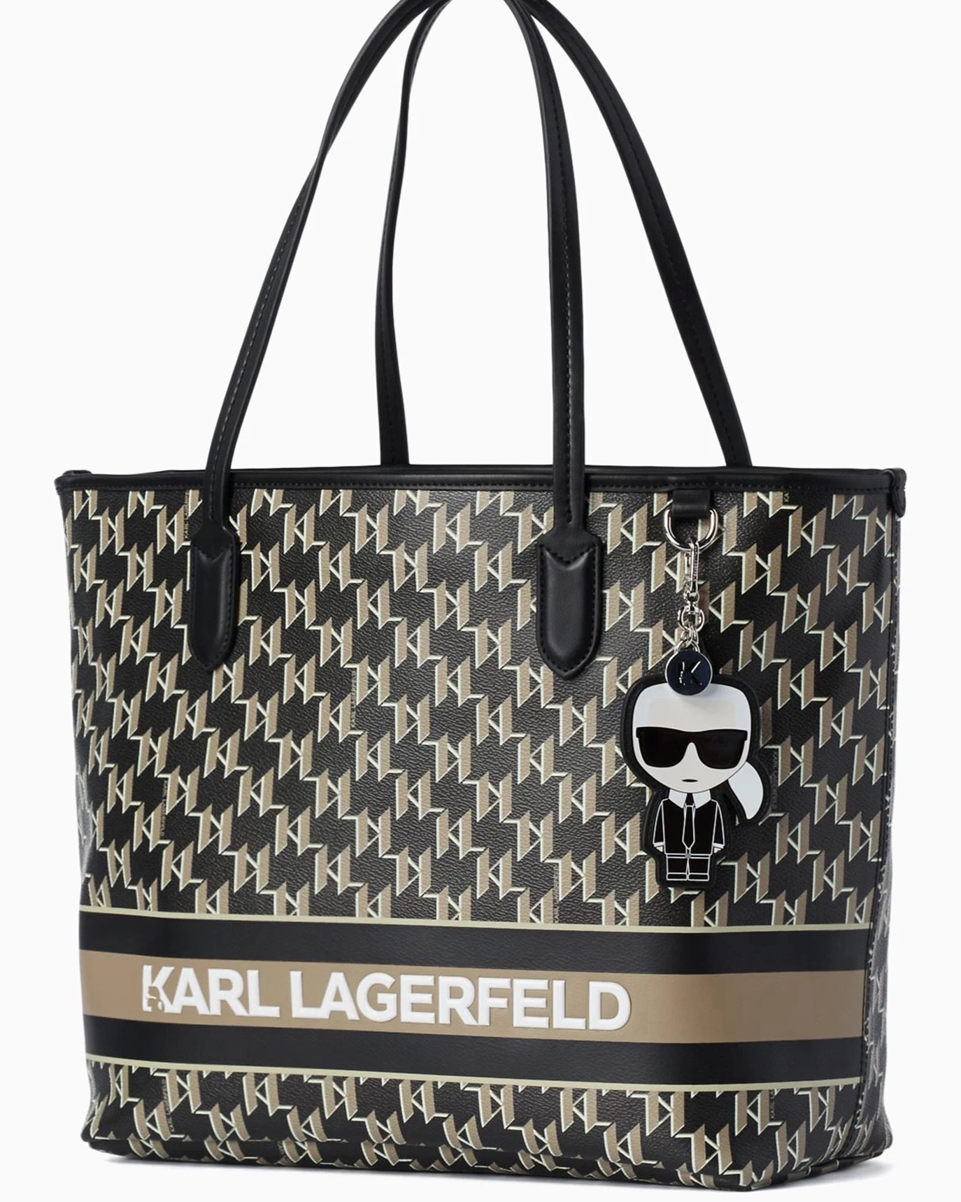 Túi Karl Lagerfeld Ikonik Mono Stripe Tote Bag 5