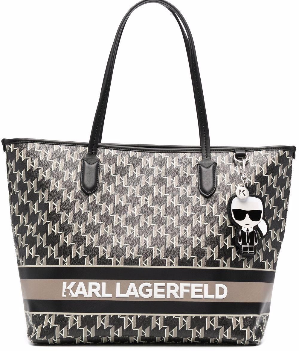 Túi Karl Lagerfeld Ikonik Mono Stripe Tote Bag 8
