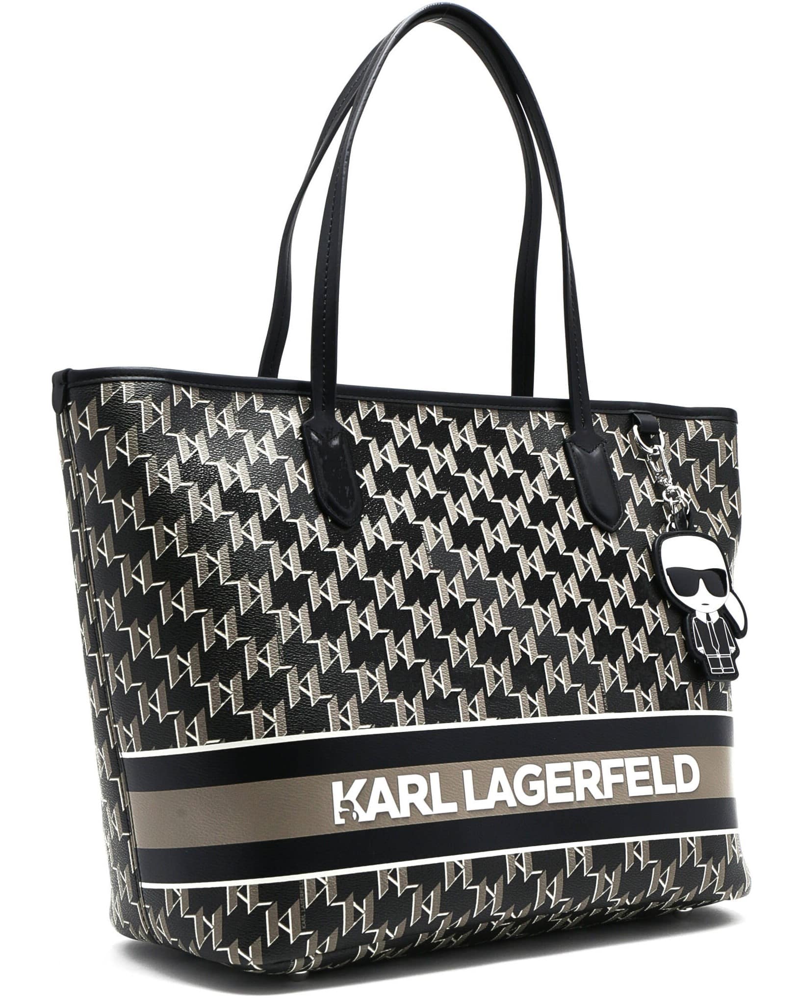 Túi Karl Lagerfeld Ikonik Mono Stripe Tote Bag 10