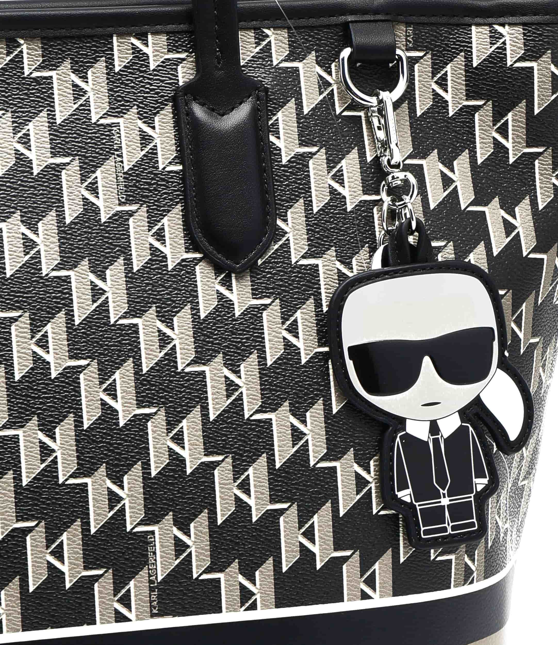 Túi Karl Lagerfeld Ikonik Mono Stripe Tote Bag 12