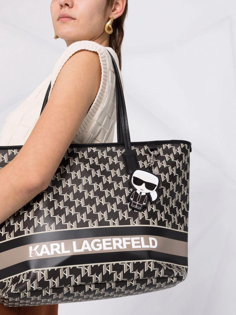 Túi Karl Lagerfeld Ikonik Mono Stripe Tote Bag 17