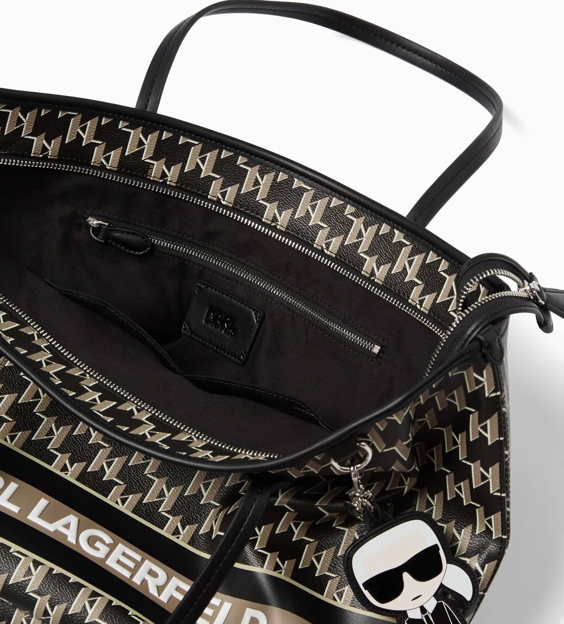 Túi Karl Lagerfeld Ikonik Mono Stripe Tote Bag 27