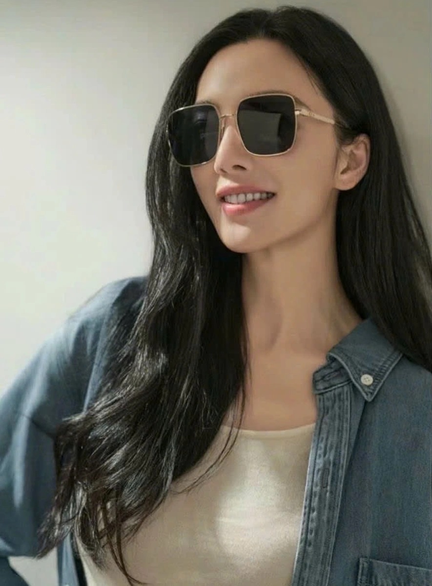 Kính mát Dior DiorCannage S1U Blue Square Sunglasses 1