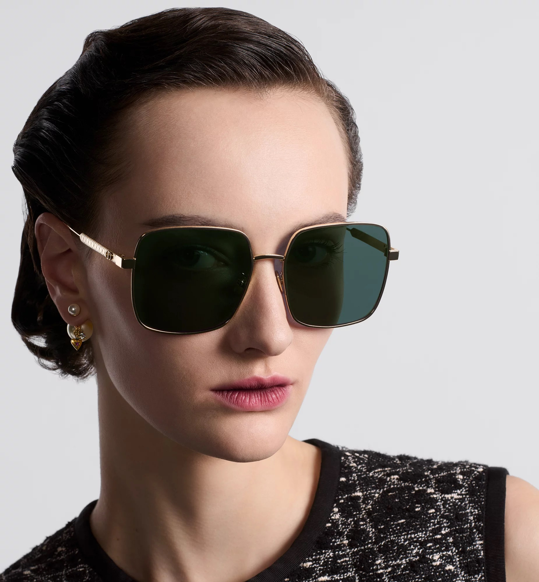 Kính mát Dior DiorCannage S1U Blue Square Sunglasses 3