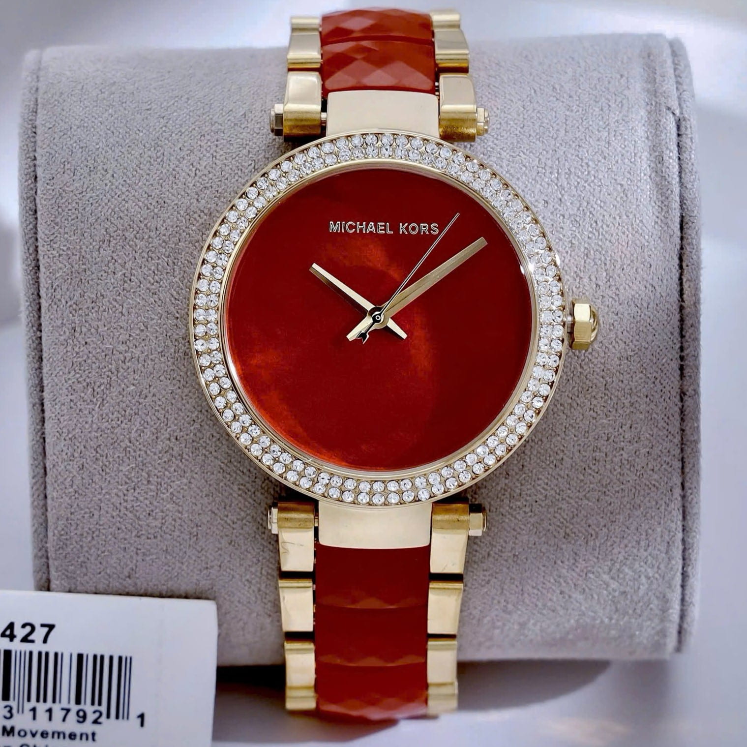 Đồng hồ nữ Michael Kors Parker Crystallized Red Gold Tone Ladies Watch MK6427 2