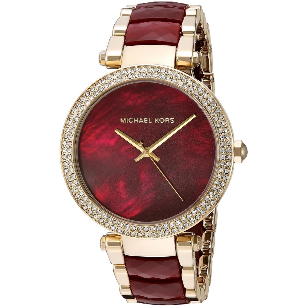 Đồng hồ nữ Michael Kors Parker Crystallized Red Gold Tone Ladies Watch MK6427 7