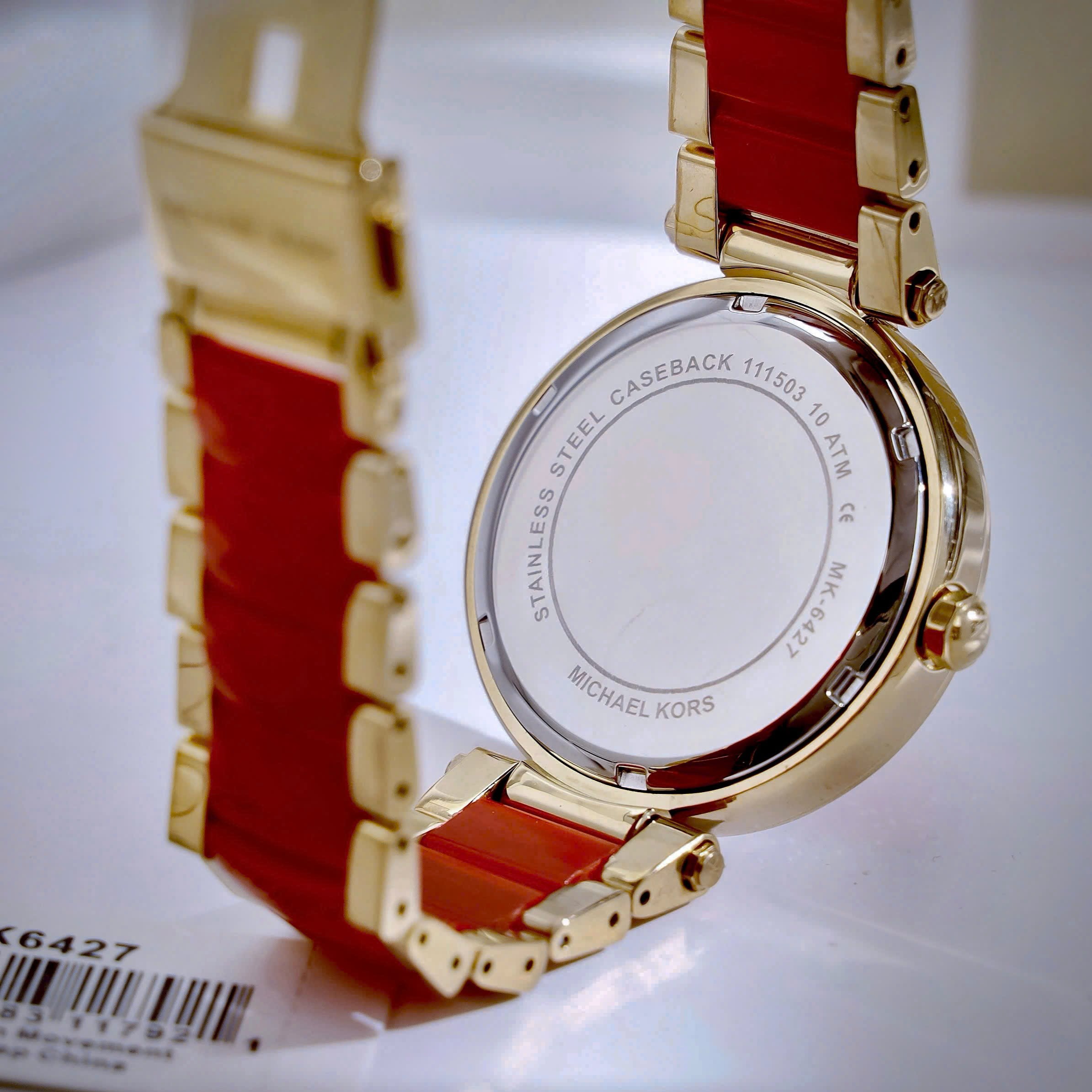 Đồng hồ nữ Michael Kors Parker Crystallized Red Gold Tone Ladies Watch MK6427 8