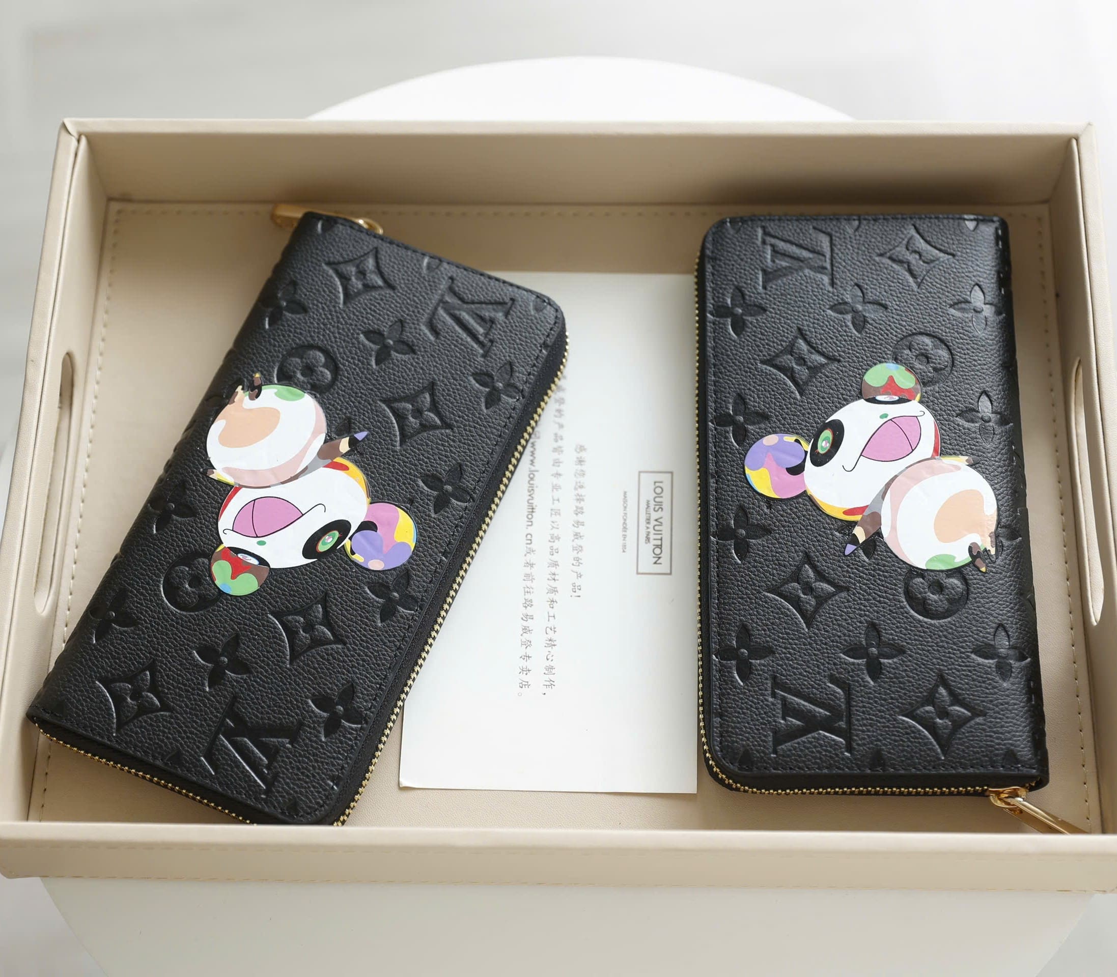 Ví Louis Vuitton Monogram Empreinte Panda Japan Wallet M14160 1