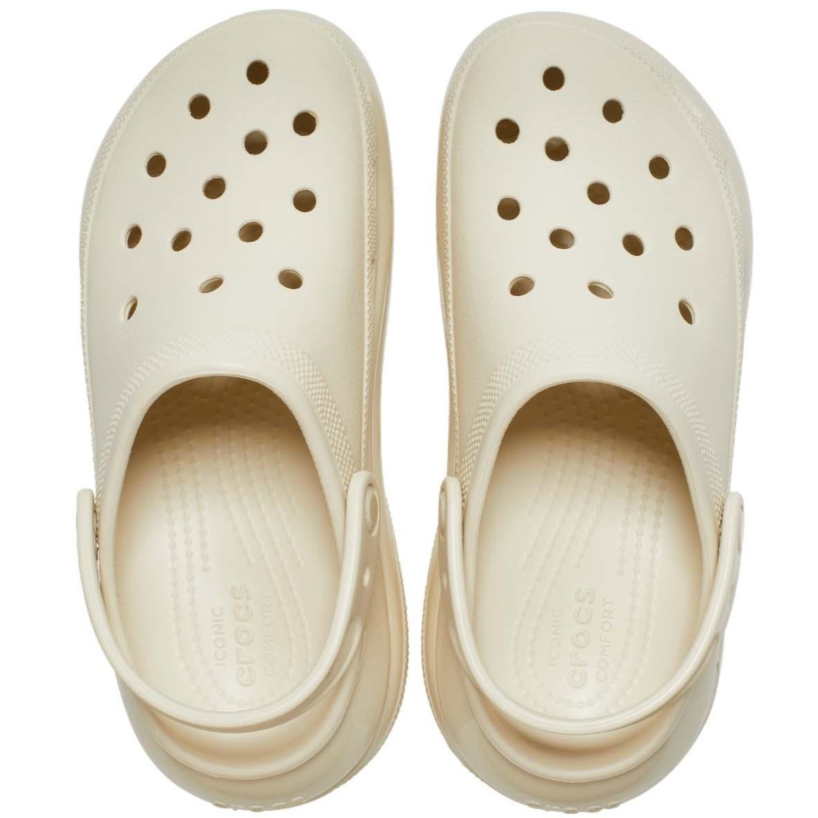 DÉP CROCS CÓ QUAI CLASSIC MEGA CRUSH CLOGS BONE 11