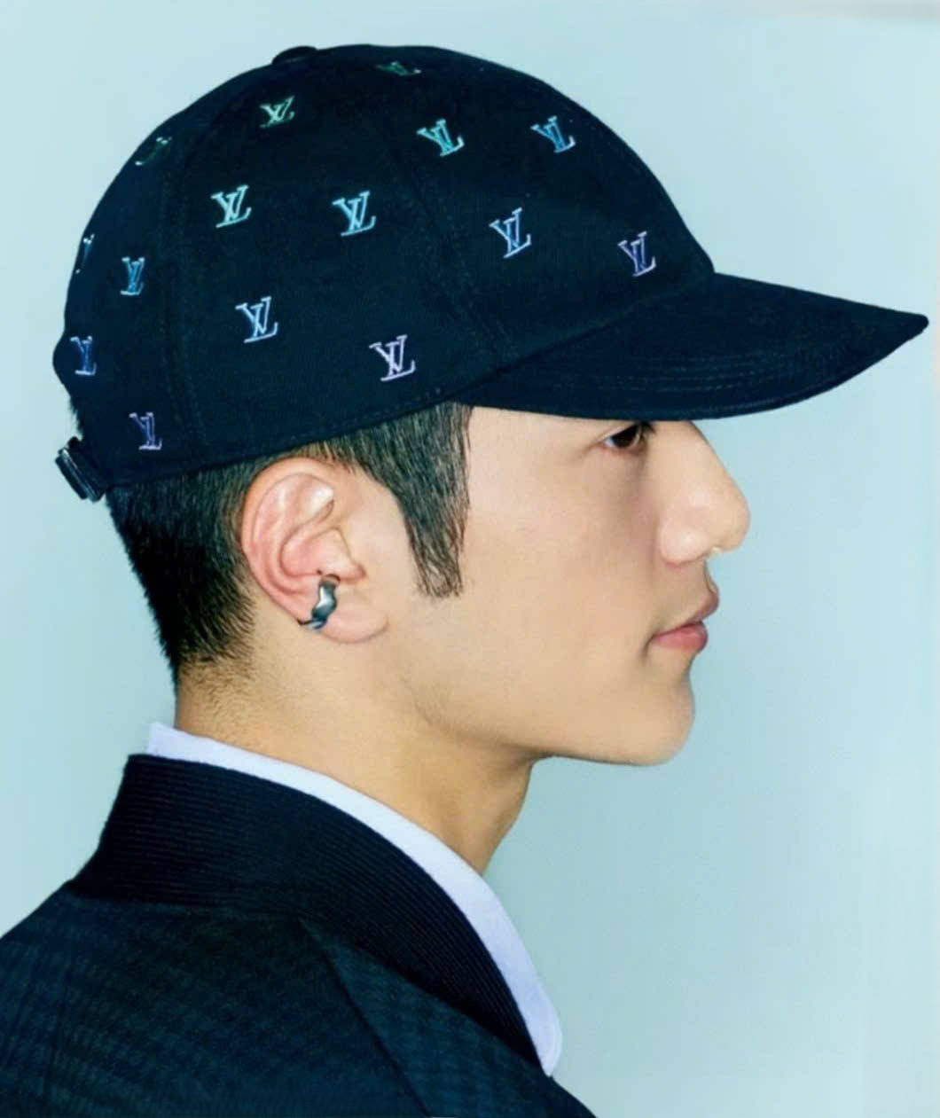 Nón kết LV Louis Vuitton Blason Shading Denim Cap 5