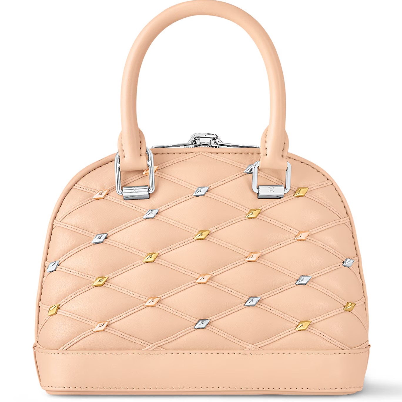 Túi hến LV Louis Vuitton Alma BB Lambskin With Diamond Motif 2