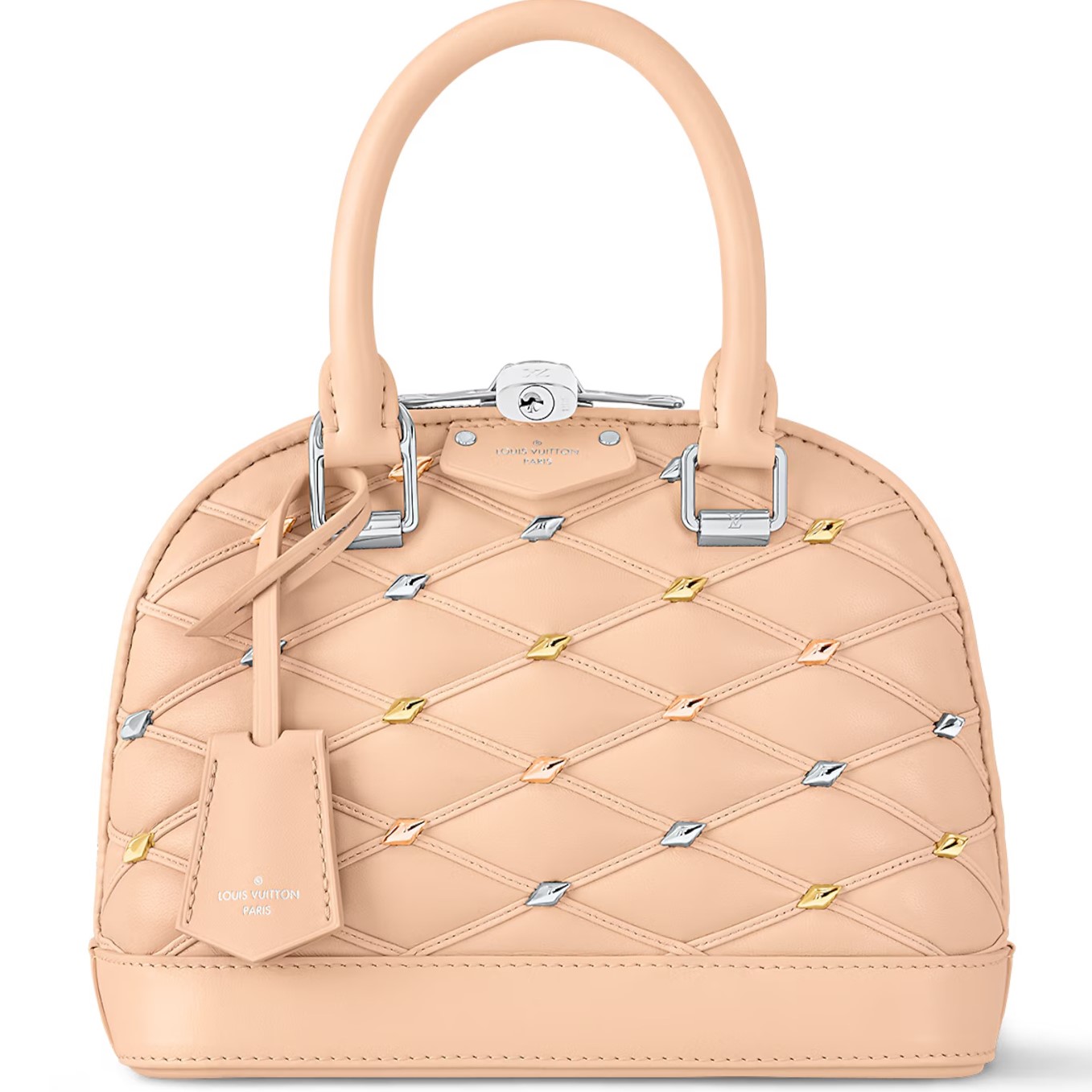 Túi hến LV Louis Vuitton Alma BB Lambskin With Diamond Motif 7