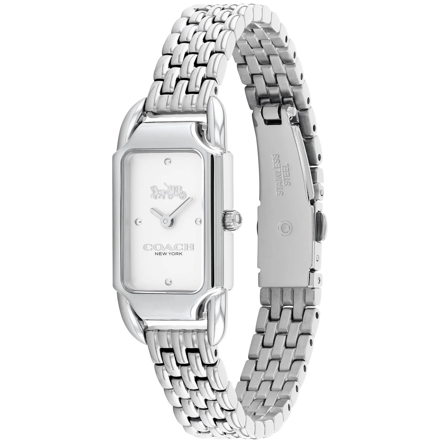 ĐỒNG HỒ NỮ COACH CADIE SILVER STAINLESS STEEL WHITE DIAL WOMENS WATCH 14504035 3