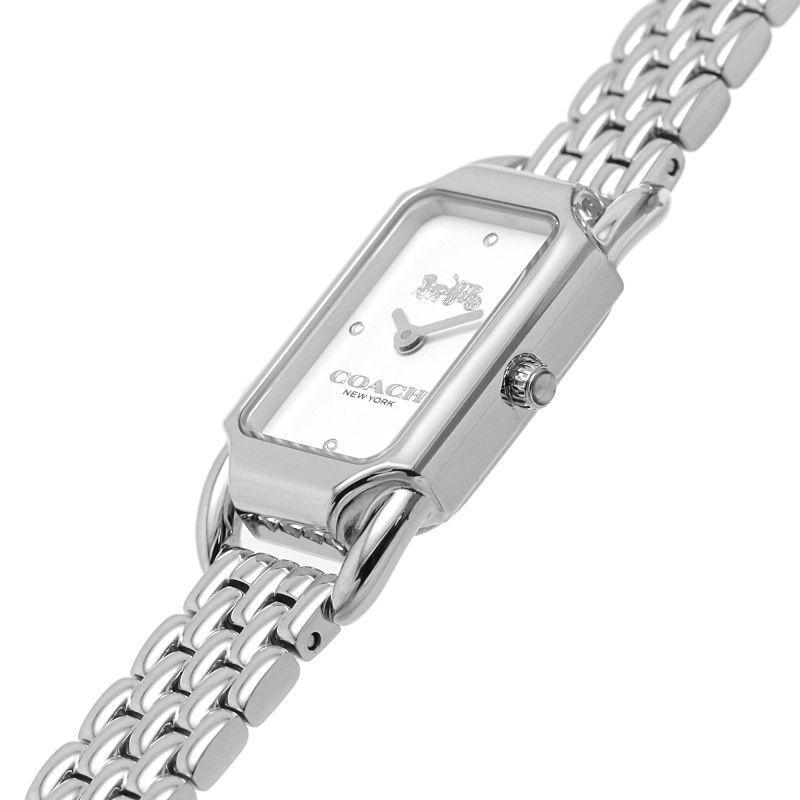 ĐỒNG HỒ NỮ COACH CADIE SILVER STAINLESS STEEL WHITE DIAL WOMENS WATCH 14504035 4