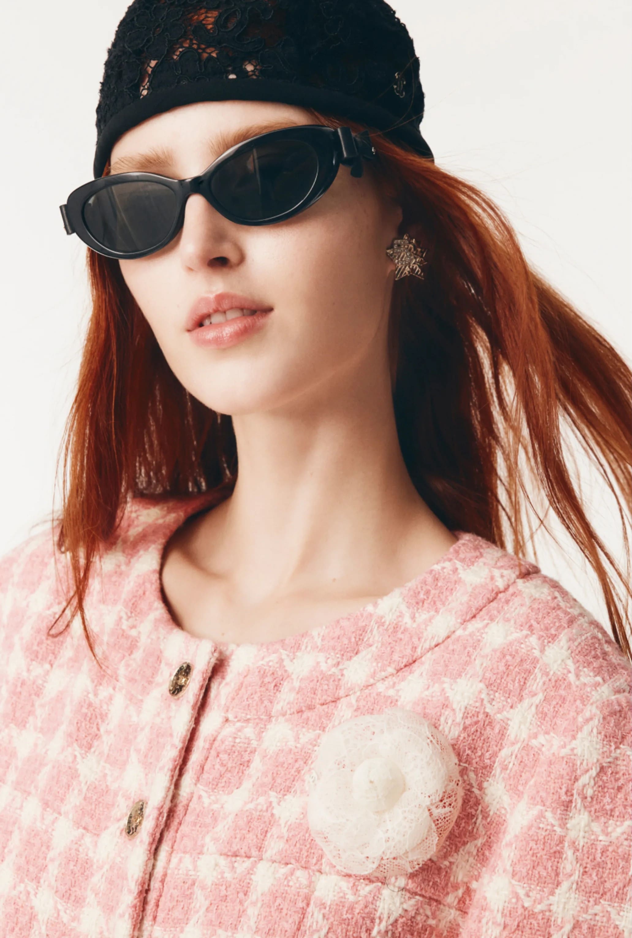 Mắt kính Chanel Cat Eye Sunglasses Acetate 9181 5