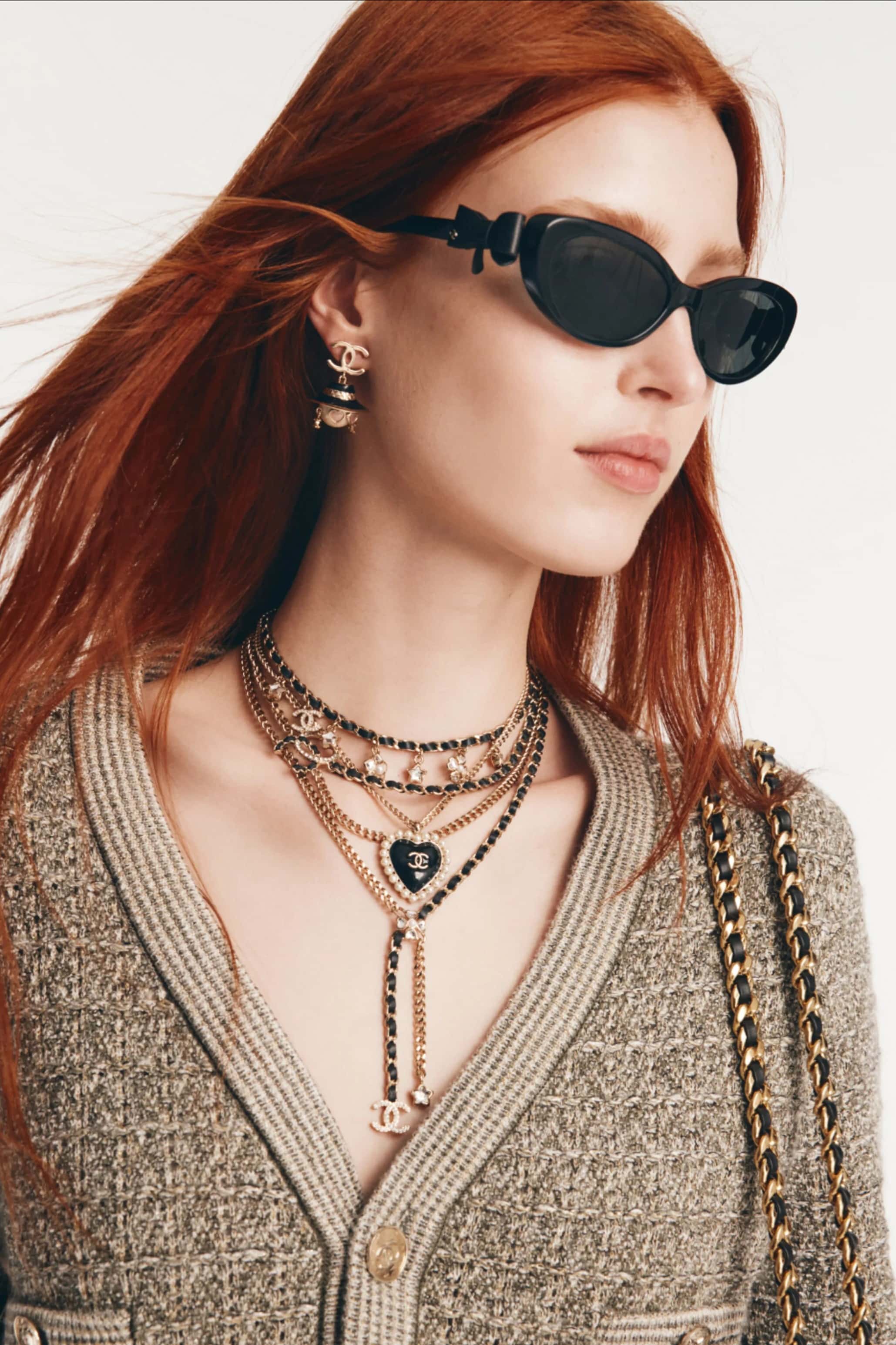 Mắt kính Chanel Cat Eye Sunglasses Acetate 9181 12