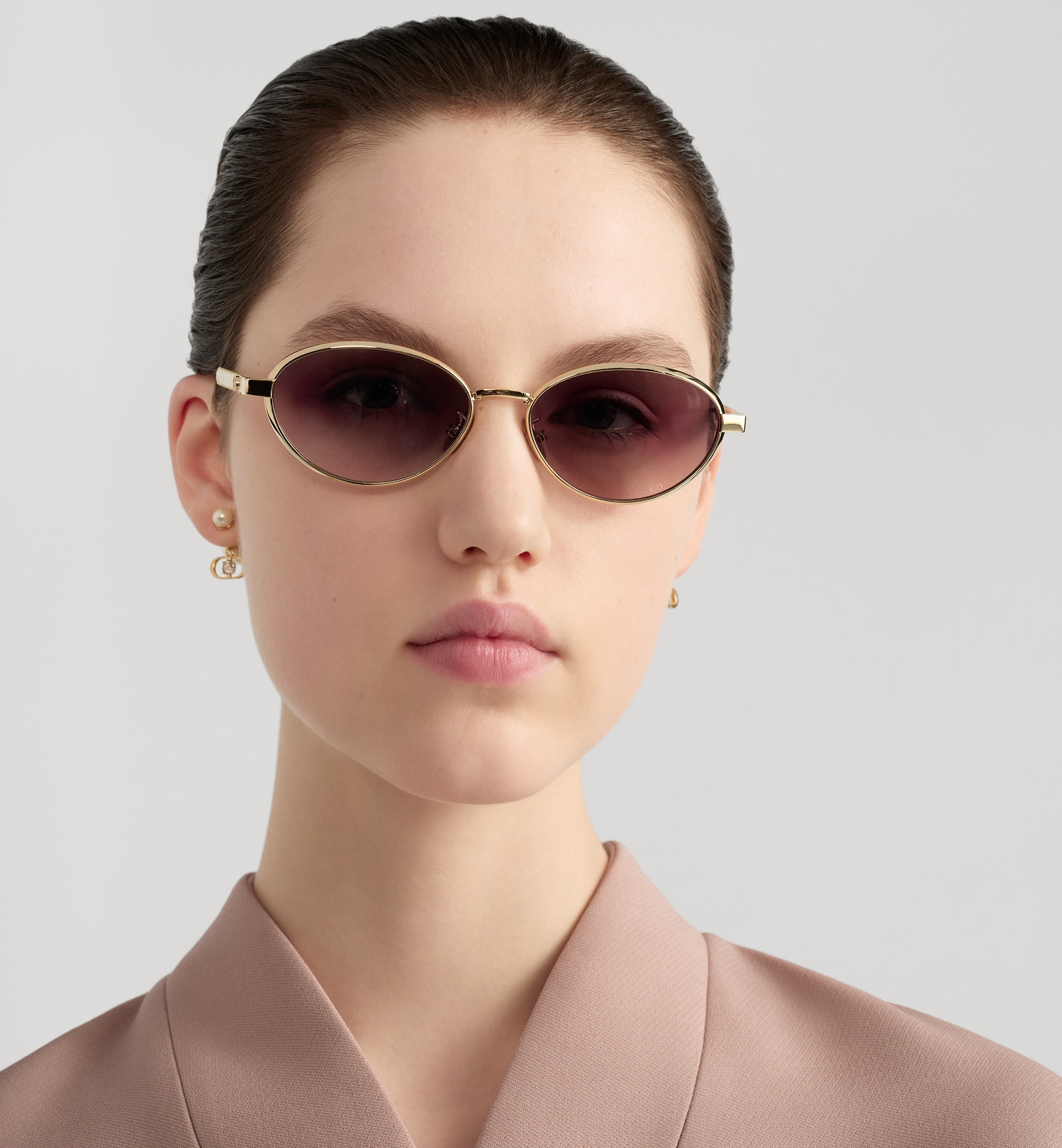 Kính Dior DiorCannage R1U Gradient Pink Oval Sunglasses 3