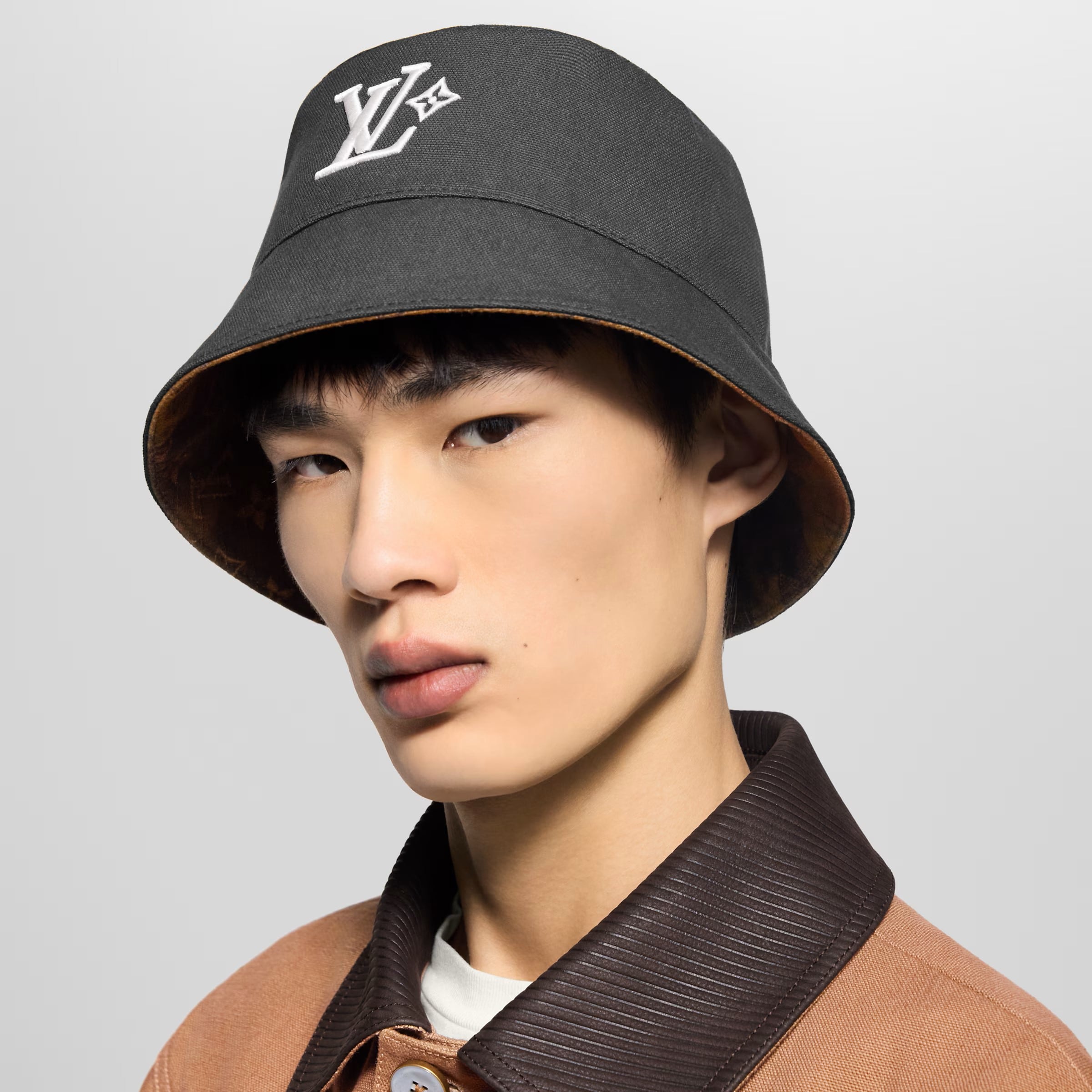 Nón LV Louis Vuitton Monogram Landscape Reversible Bucket Hat 1