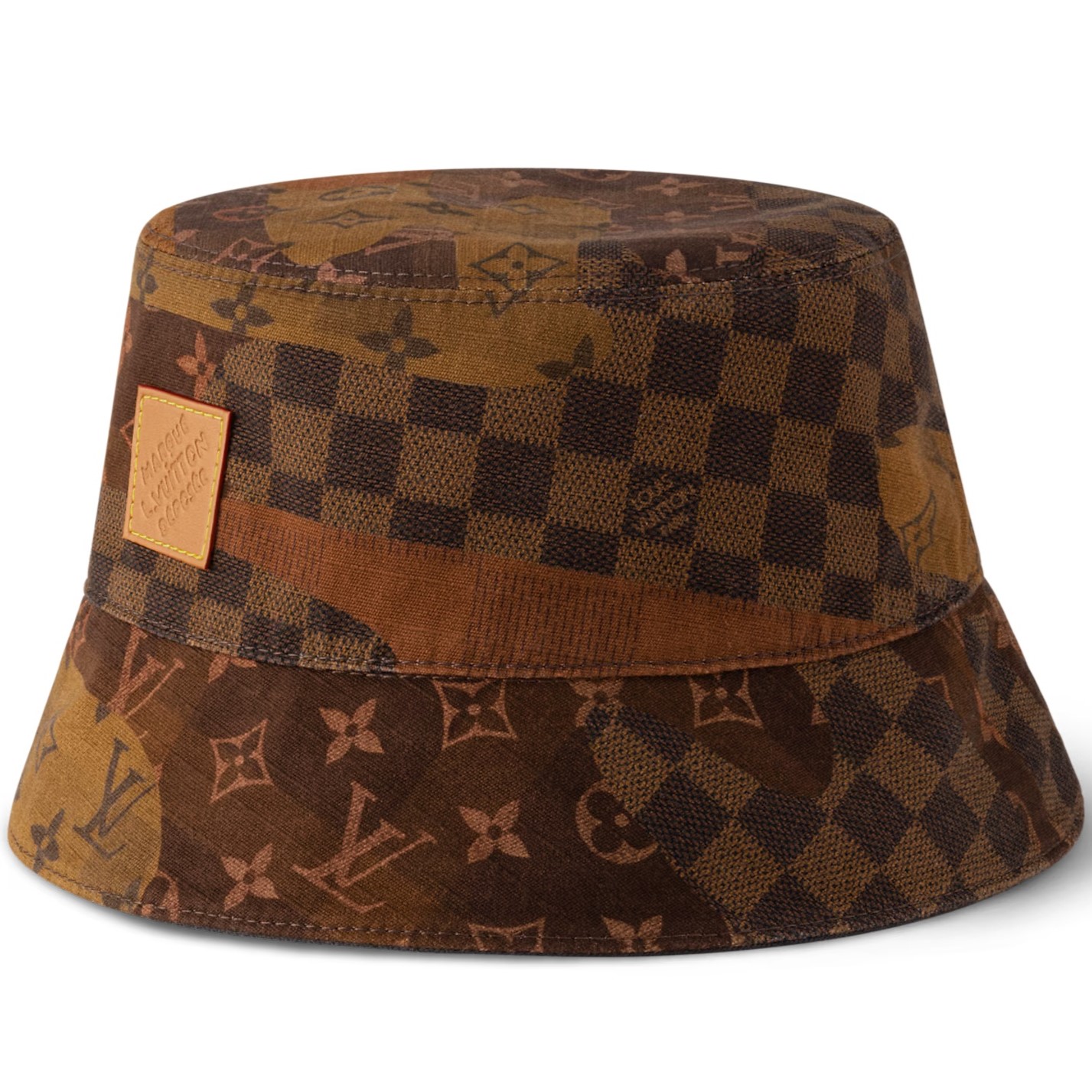 Nón LV Louis Vuitton Monogram Landscape Reversible Bucket Hat 6