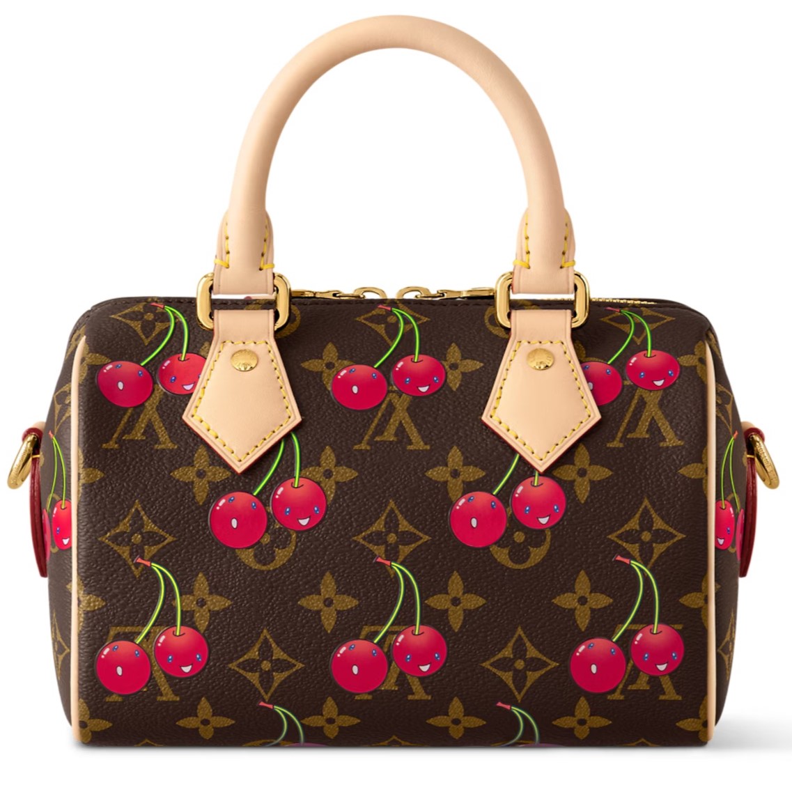 Túi Louis Vuitton Speedy Bandoulière 20 LV x TM Monogram Cherry Canvas 1
