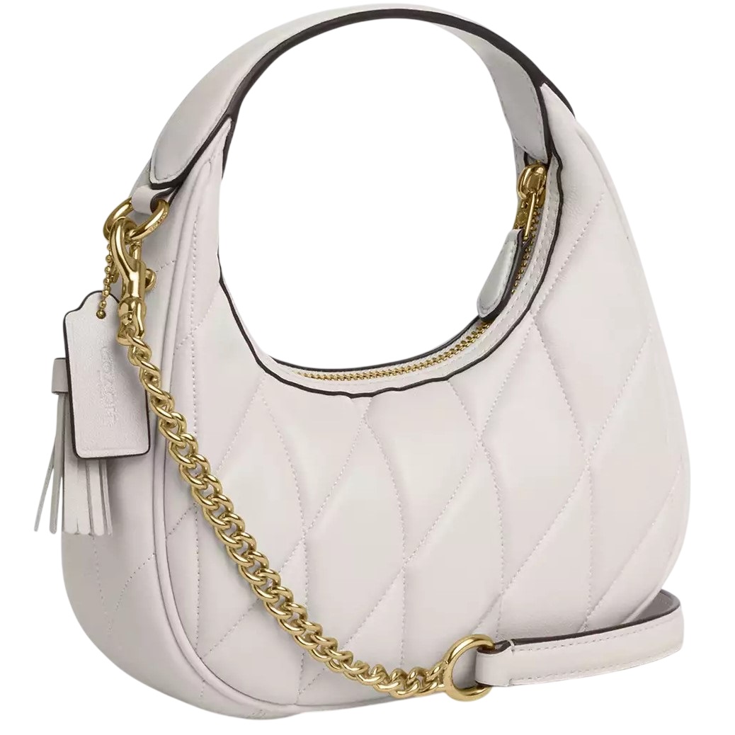 Túi Coach Carmen Mini Crossbody Bag With Quilting Chalk CY710 2