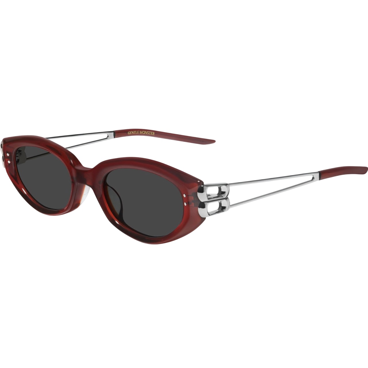 Kính Gentle Monster Kunst RC3 Sophisticated Cat-eye Sunglasses in Translucent Red 1