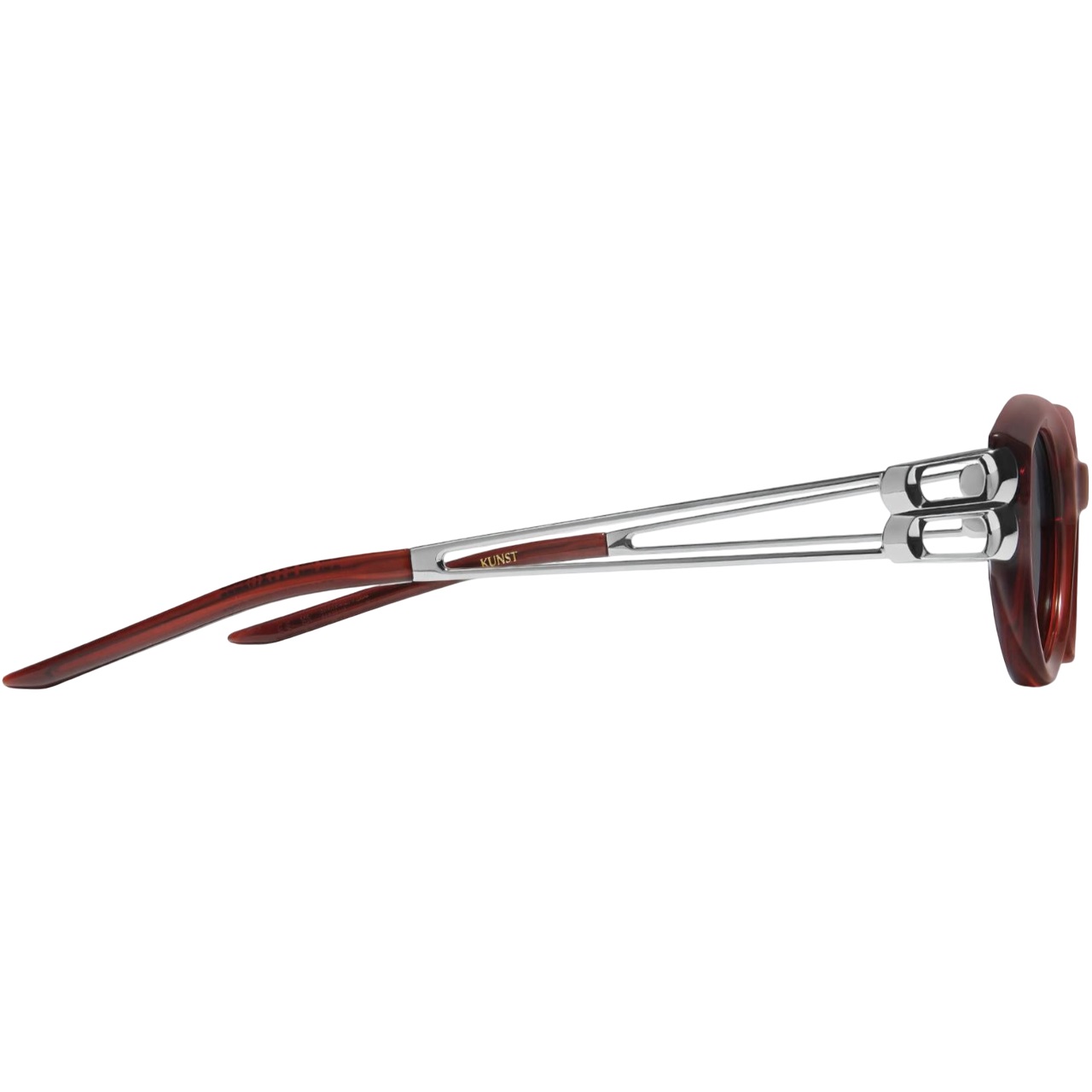 Kính Gentle Monster Kunst RC3 Sophisticated Cat-eye Sunglasses in Translucent Red 5