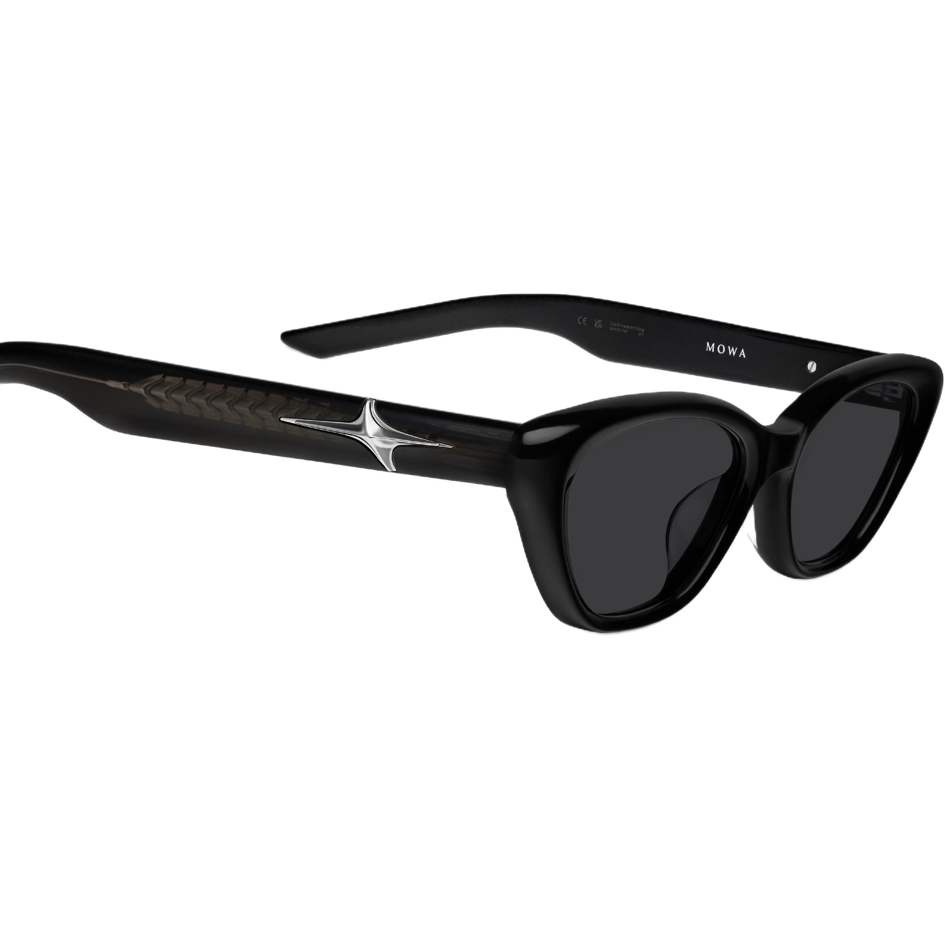 Mắt kính Gentle Monster Mowa 01 Cat-eye Sunglasses in Black Acetate 3