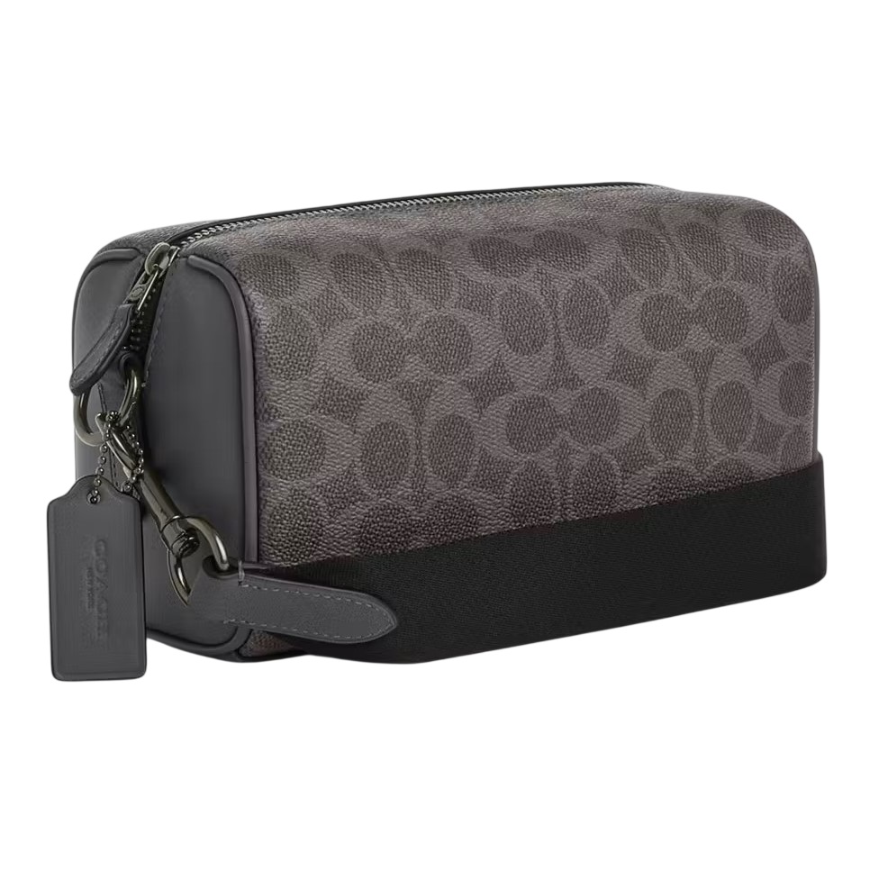 Túi Coach Axle Crossbody Bag in Signature Canvas Gray Charcoal CV762 2