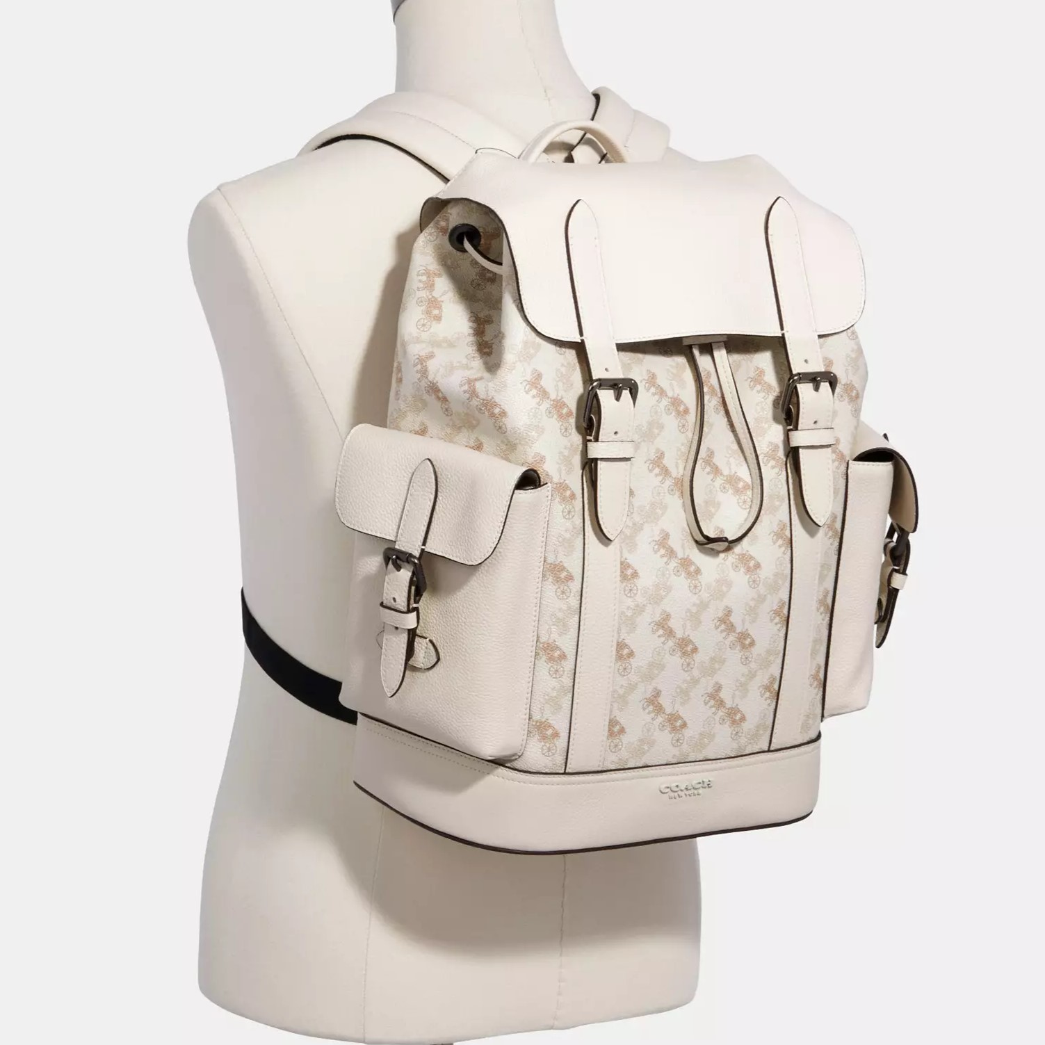 Balo Coach Hudson Backpack With Horse And Carriage Print 89897 3