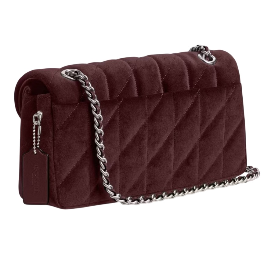 Túi Coach Tabby Shoulder Bag 26 With Quilting Merlot CW607 3