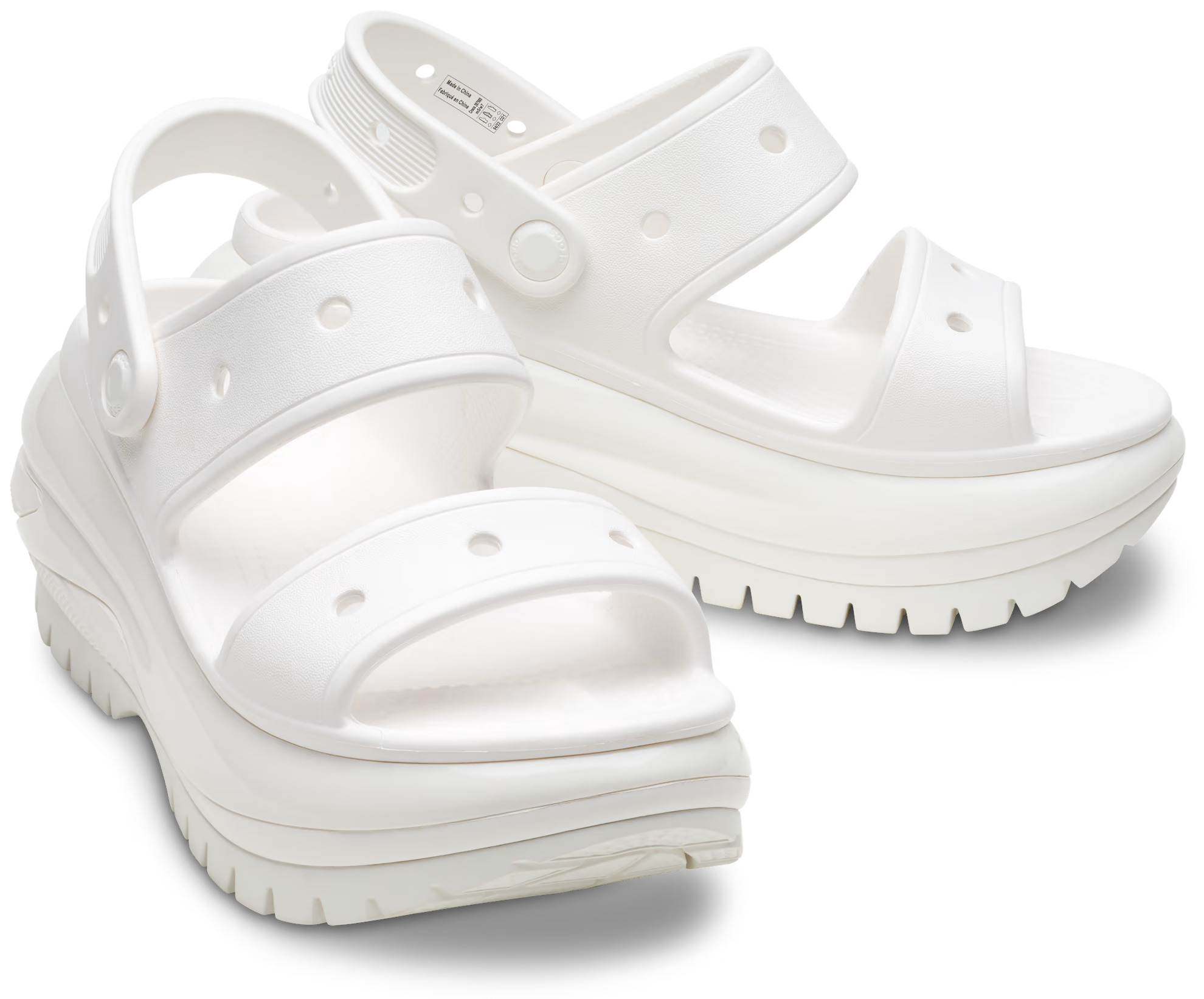 Dép Crocs Mega Crush Sandals White 1