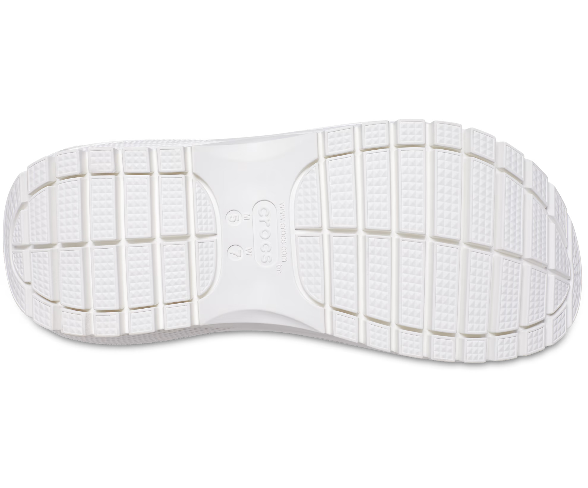 Dép Crocs Mega Crush Sandals White 3