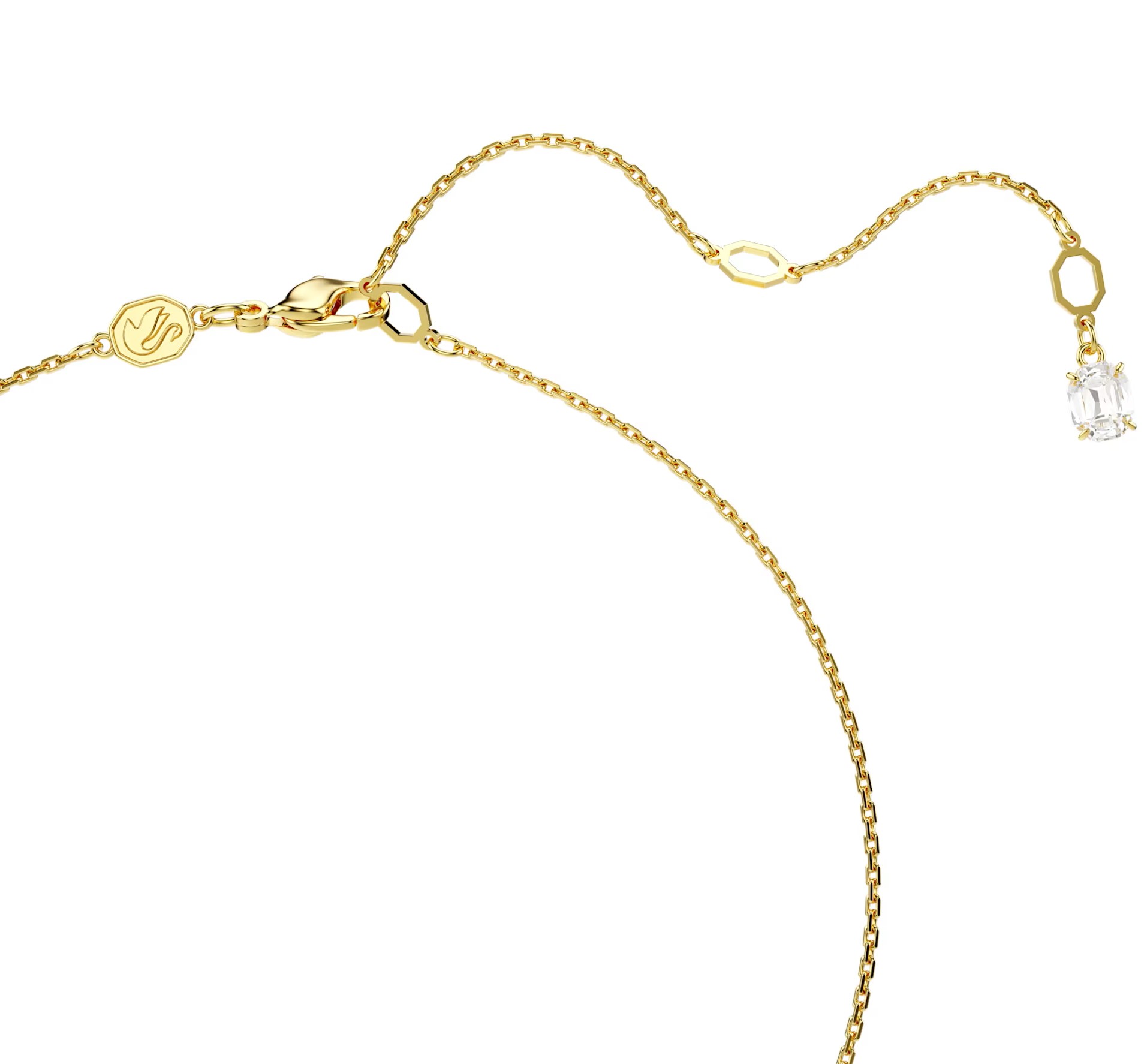 DÂY CHUYỀN SWAROVSKI CÁ NGỰA IDYLLIA PENDANT CRYSTAL PEARLS SEAHORSE WHITE GOLD-TONE PLATED 5690874 5