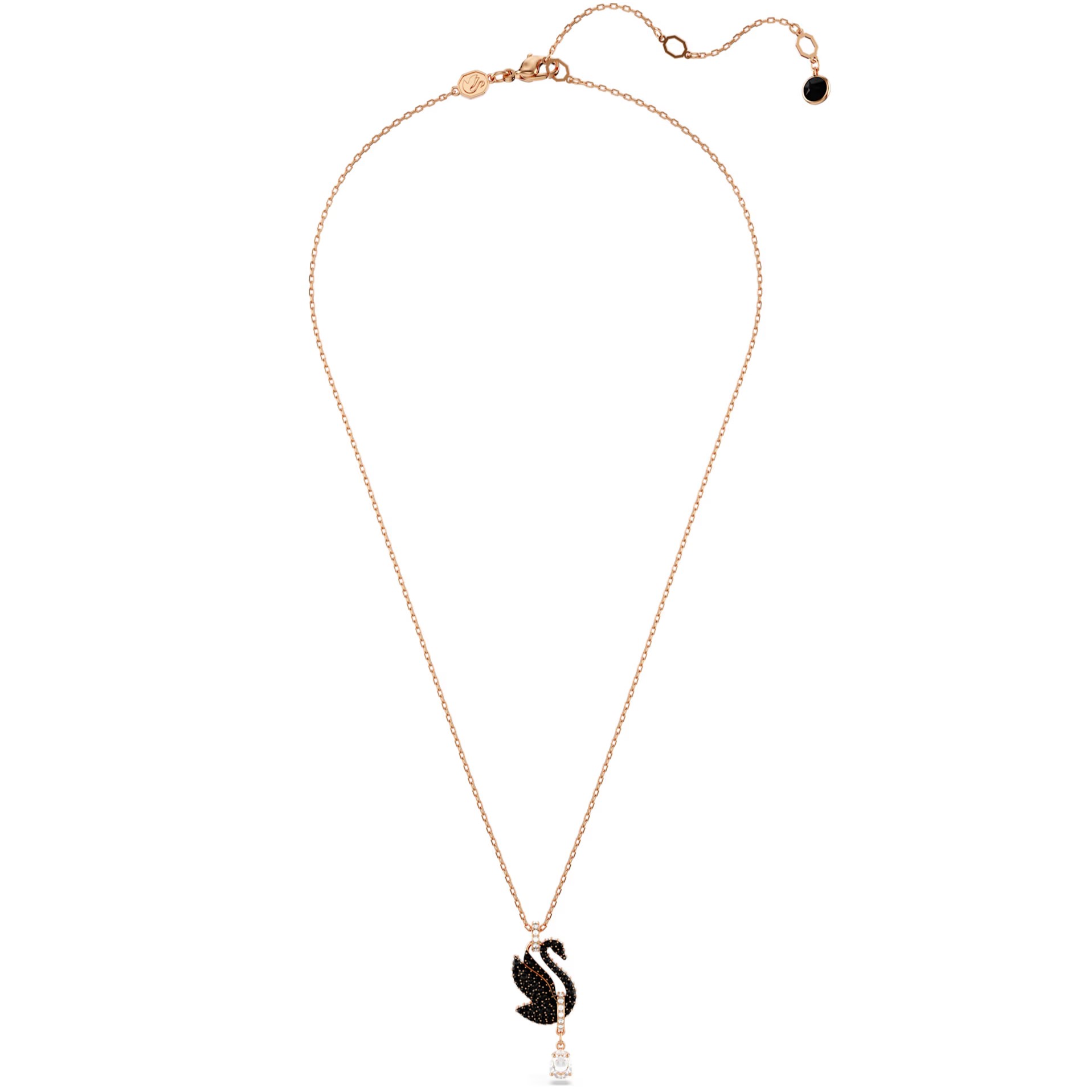 DÂY CHUYỀN SWAROVSKI THIÊN NGA SWAN PENDANT SMALL BLACK ROSE GOLD-TONE PLATED 5678045 3