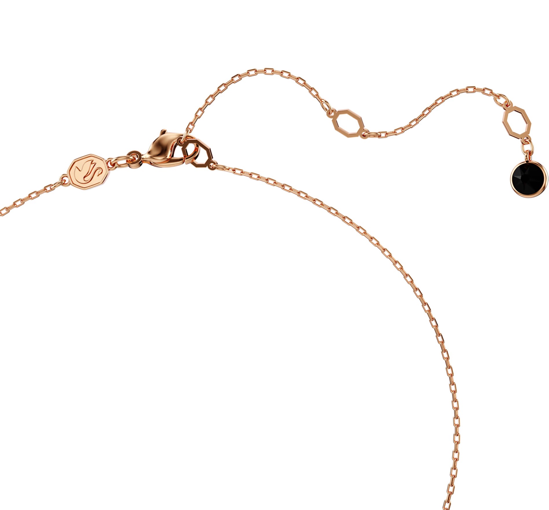 DÂY CHUYỀN SWAROVSKI THIÊN NGA SWAN PENDANT SMALL BLACK ROSE GOLD-TONE PLATED 5678045 4