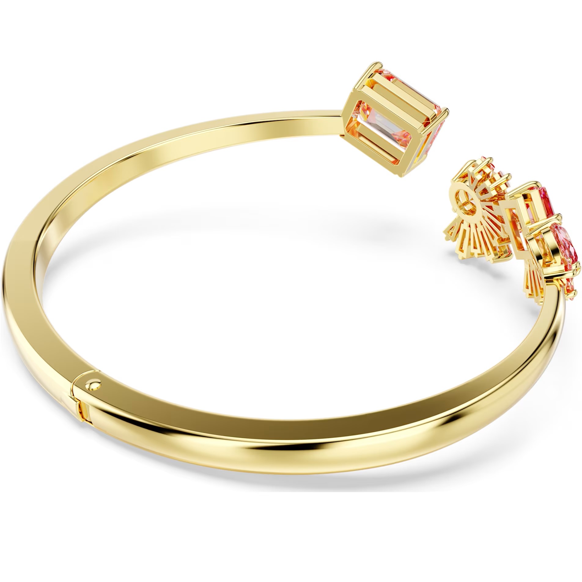 LẮC TAY SWAROVSKI GEMA BANGLE MIXED CUTS PINK GOLD-TONE PLATED 5688481 1