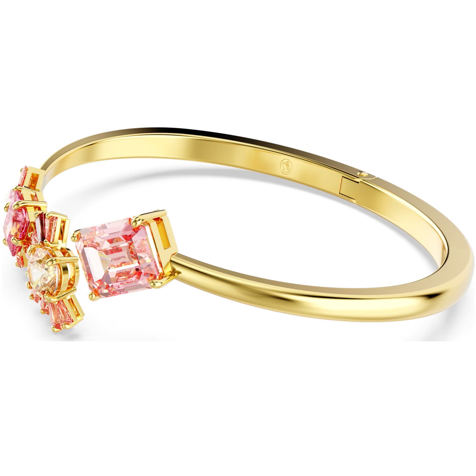 LẮC TAY SWAROVSKI GEMA BANGLE MIXED CUTS PINK GOLD-TONE PLATED 5688481 6