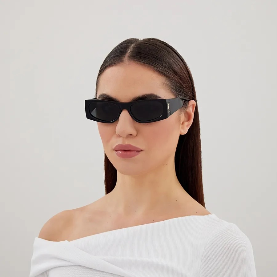 Kính Mát Yves Saint Laurent YSL Rectangular Cassandre-logo Sunglasses SL M140 6