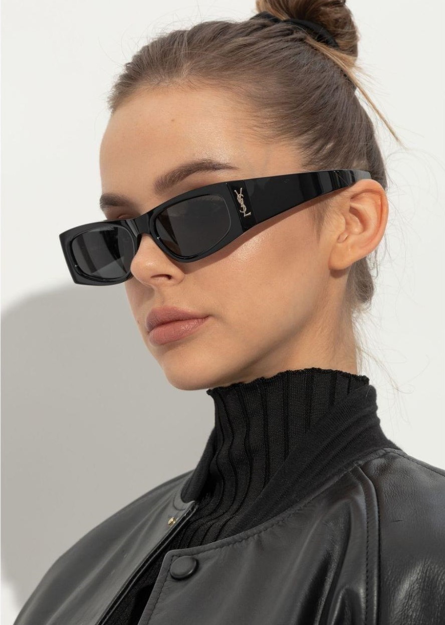 Kính Mát Yves Saint Laurent YSL Rectangular Cassandre-logo Sunglasses SL M140 23