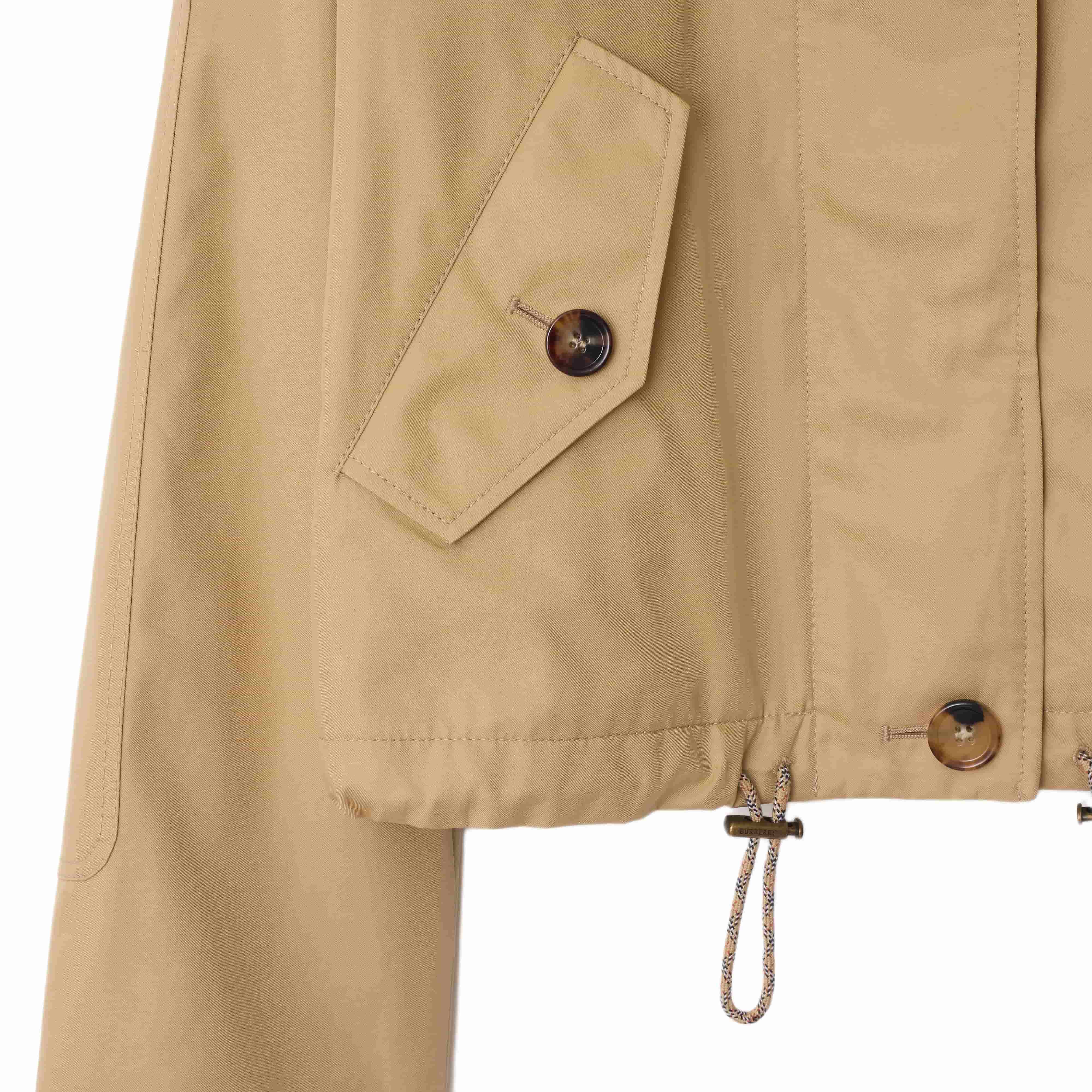Áo khoác Burberry Parka Gabardine ngắn 2