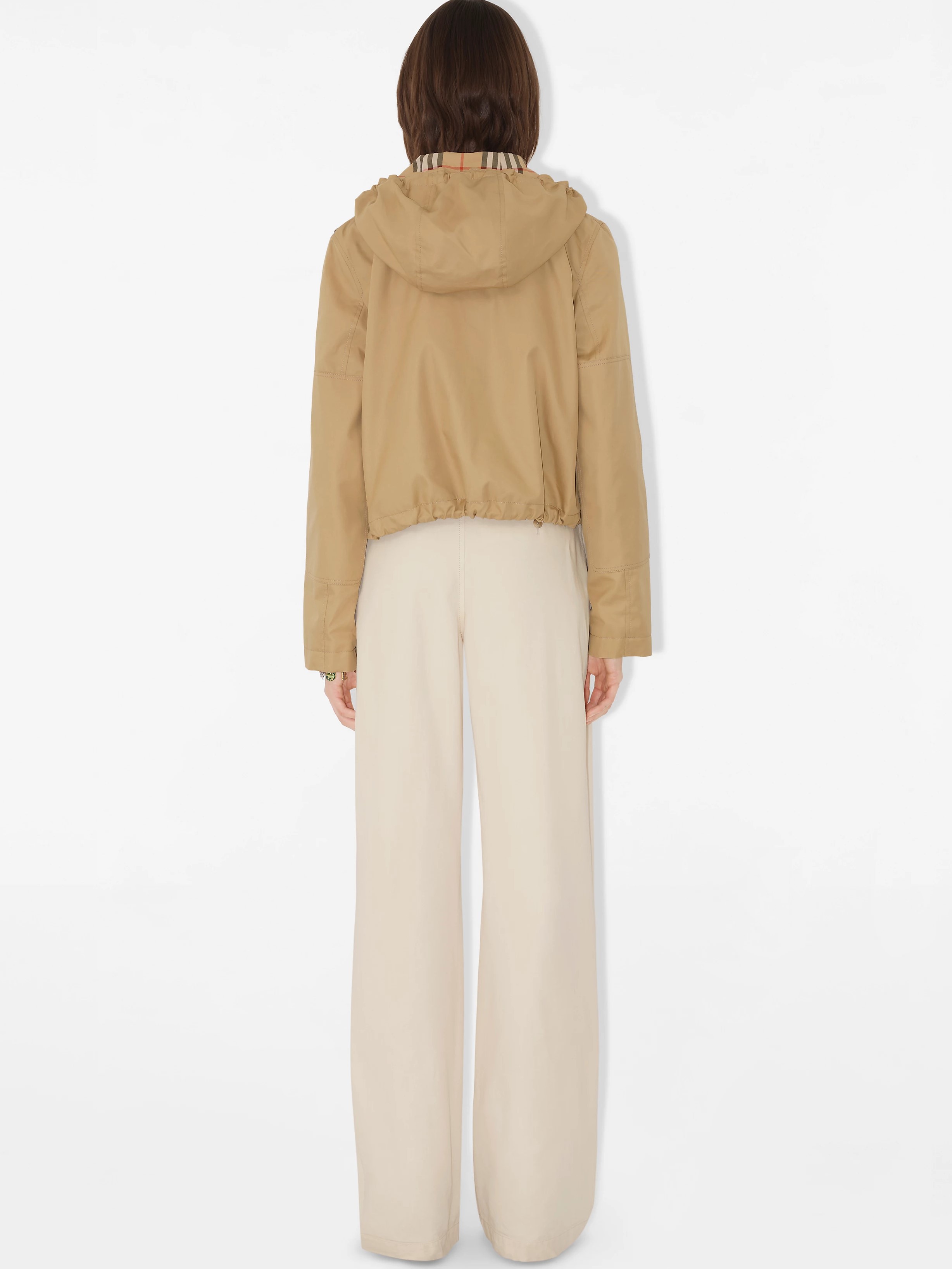 Áo khoác Burberry Parka Gabardine ngắn 4