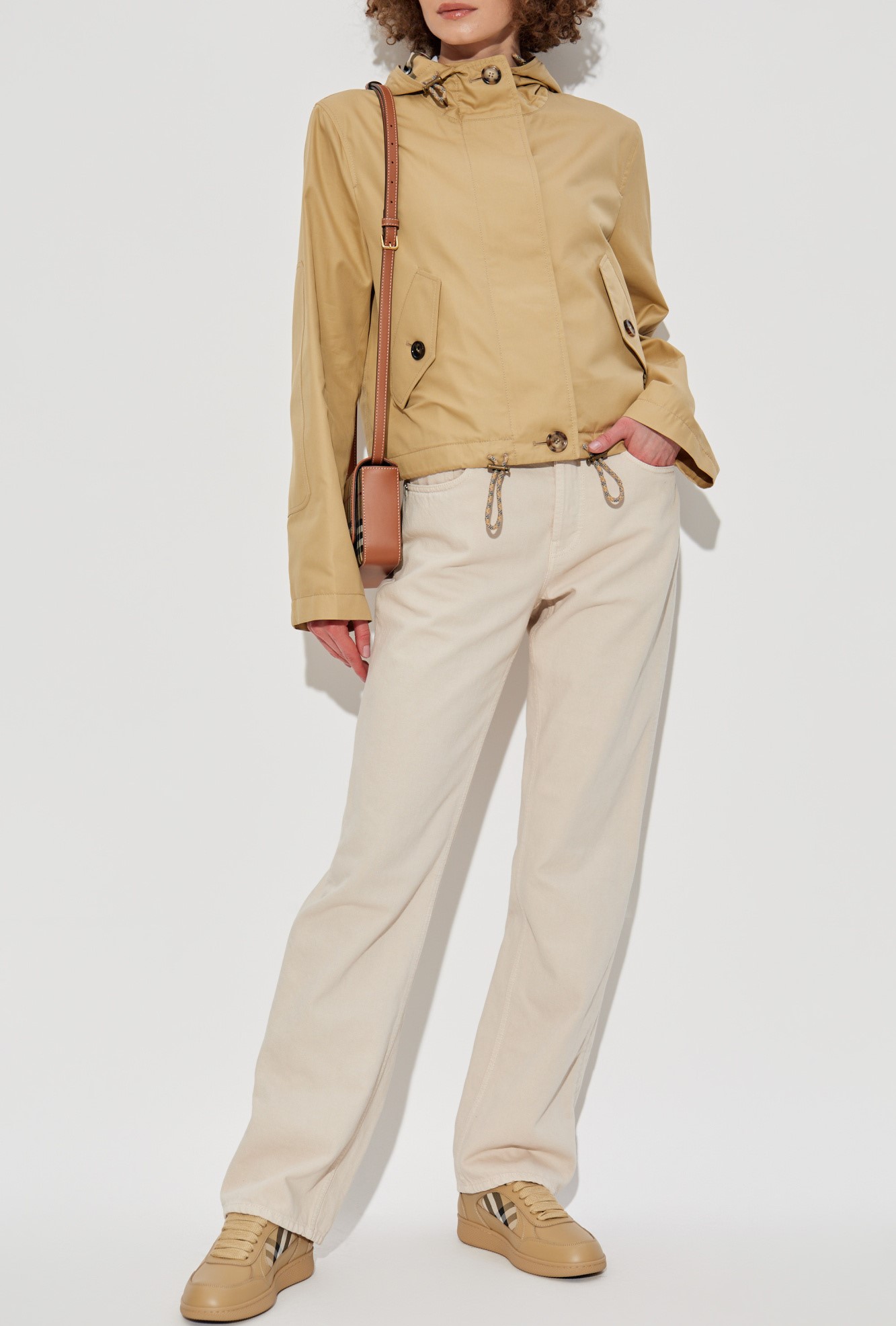 Áo khoác Burberry Parka Gabardine ngắn 1