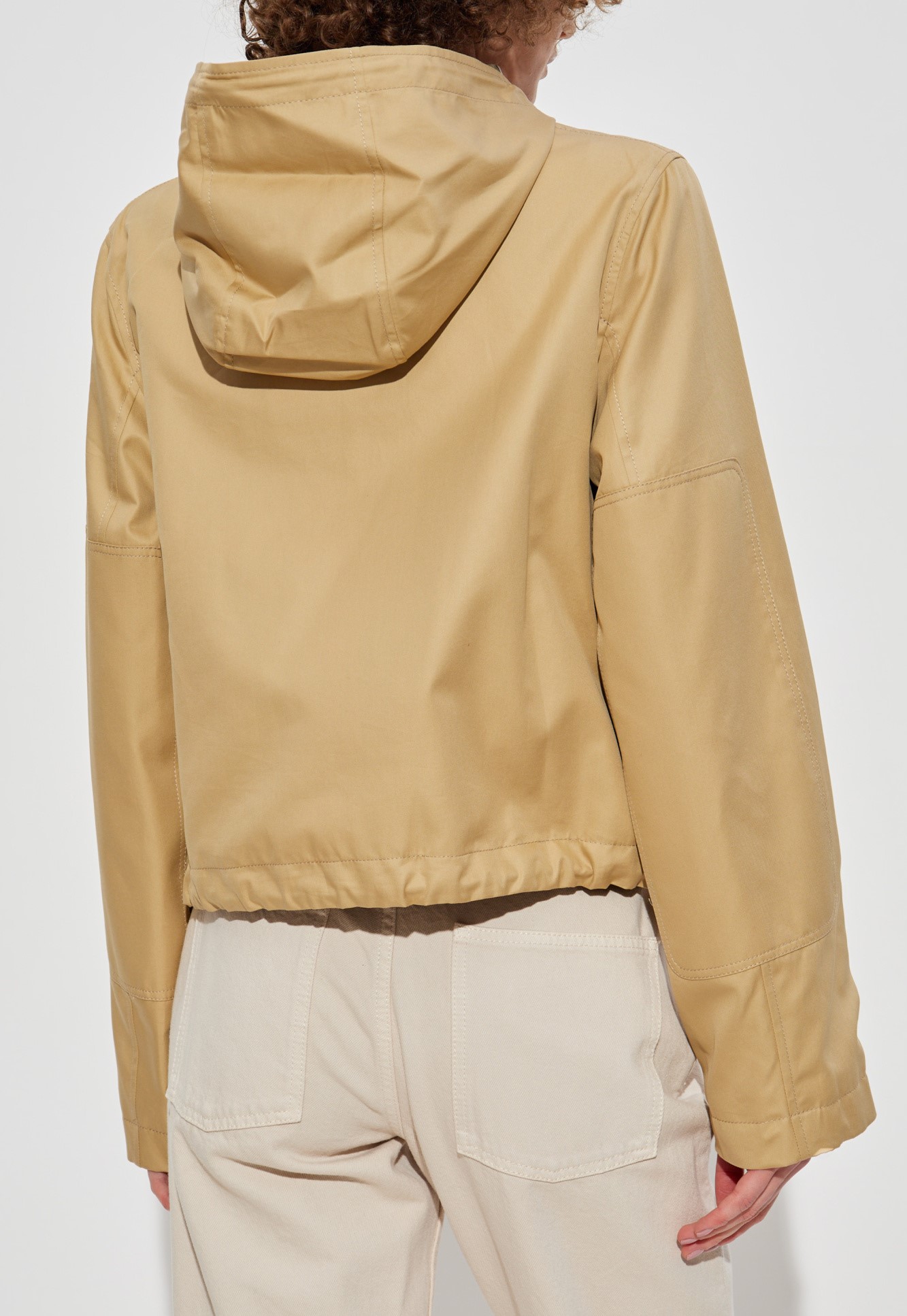 Áo khoác Burberry Parka Gabardine ngắn 6
