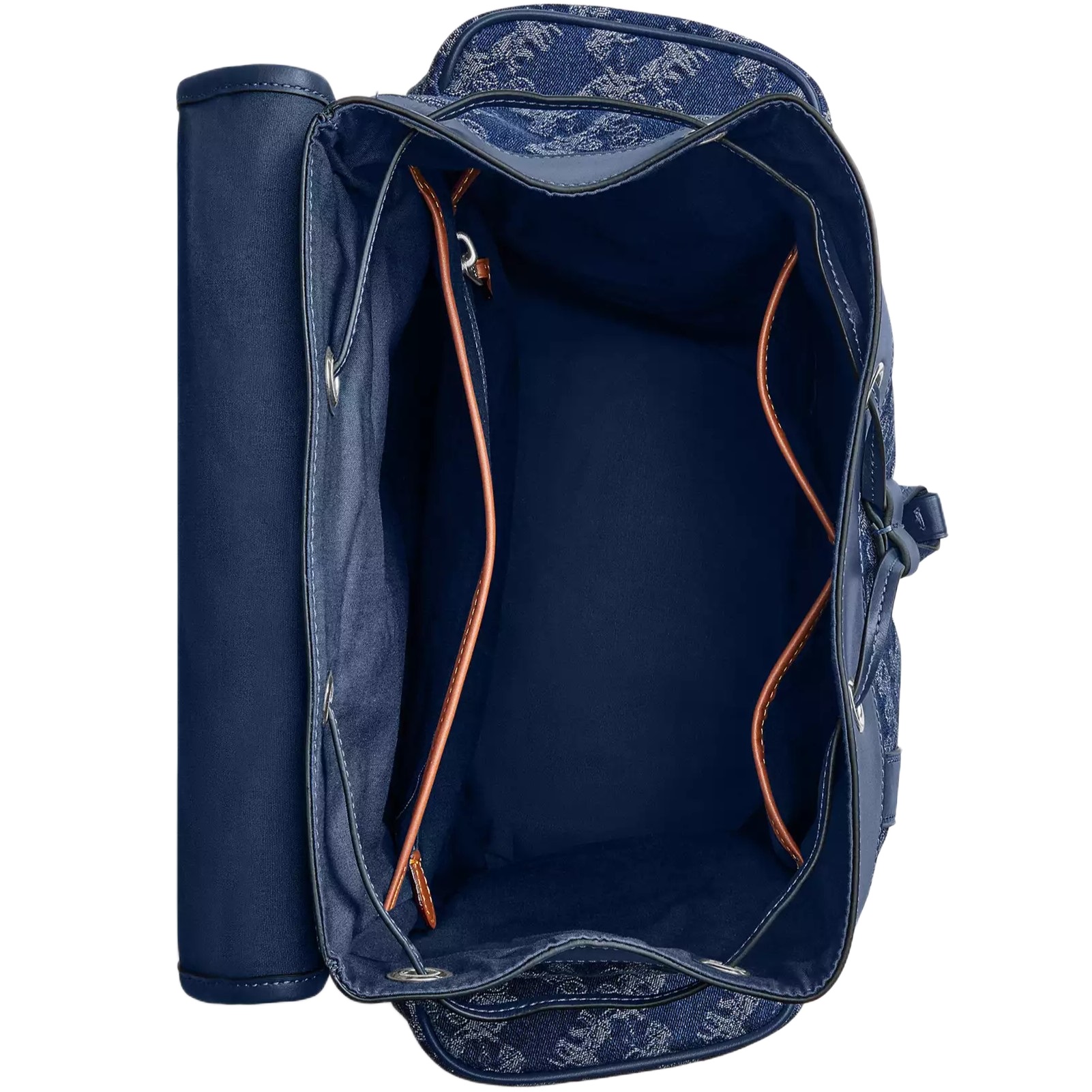 Balo Coach Hitch Backpack With Horse And Carriage Print Deep Blue CAJ51 9